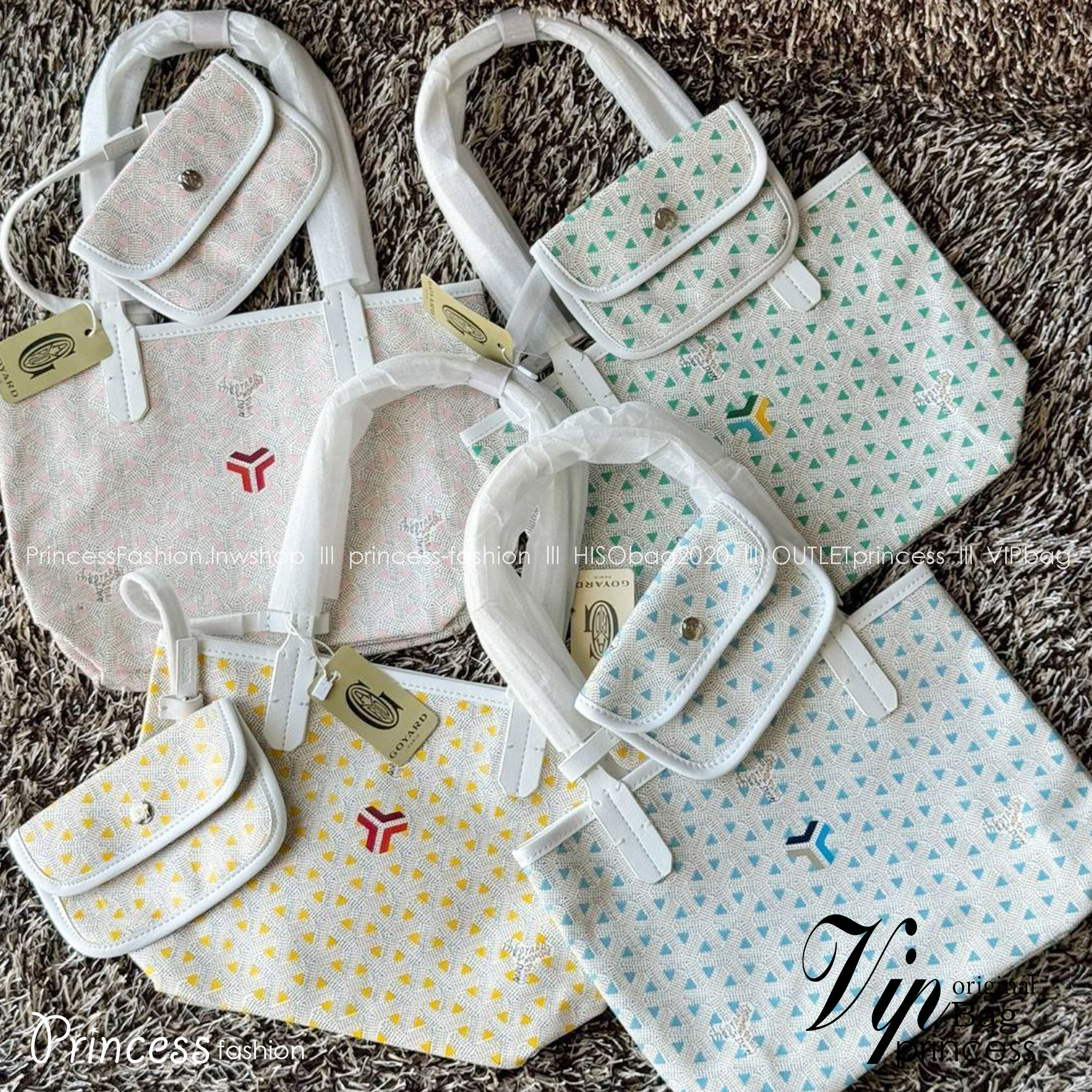 พร้อมส่ง 4 สี Goyard claire voie Mini Tote Bag กระเป๋าทรงโท้ทมินิ เกรดออริ สลับแท้ 1:1 ใช้ต่างประเทศได้ ภาพถ่ายจากงานขายจริง