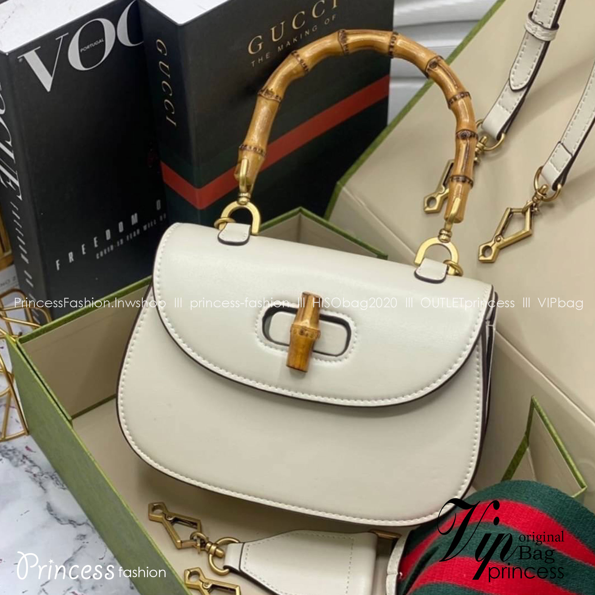 GUCCI BAMBOO 1947 JUMBO GG SMALL TOP HANDLE BAG กระเป๋าสะพายมือจับลายไม้ไผ่ เกรดออริ 1:1 สลับแท้ ใช้งานต่างประเทศได้