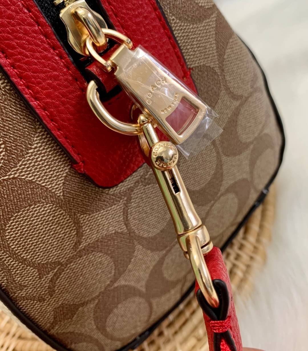 LIMITED EDITION💥 🌈สวย+คุณภาพ สินค้าต้องมีค่า Coach X Peanuts Rowan Satchel With Snoopy ((C6164)) พร้อมส่งที่ไทย ใหม่ล่าสุด ห้ามพลาดค่าา! สวยกันให้สุด กับกระเป๋าทรงหมอน ขนาดกลางกำลังดี หนังแท้นิ่ม ลายหนังสวยงามมากๆค่ะ 🔺ด้านหน้ามีโลโ