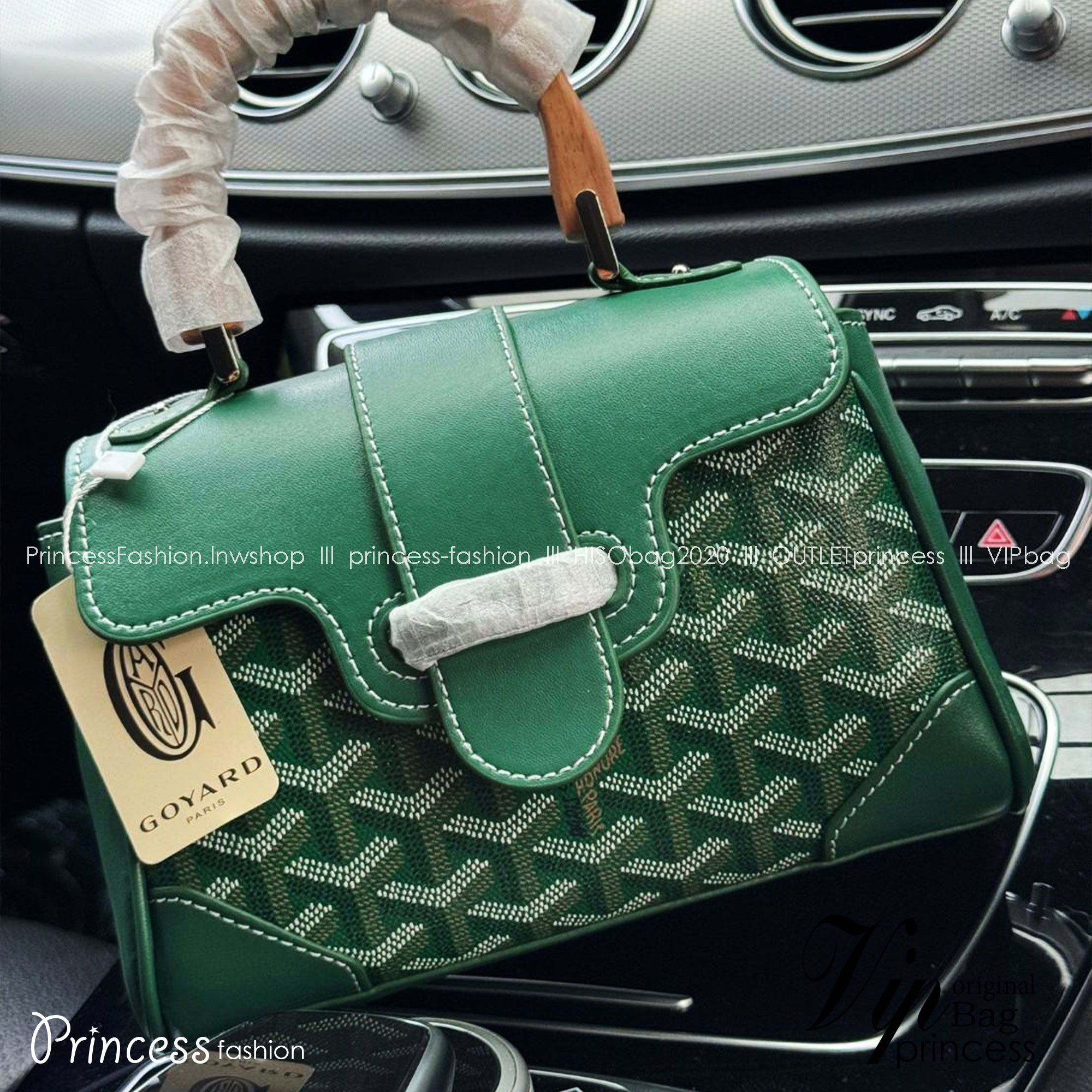 พร้อมส่ง 6 สี Goyard Saigon Souple Mini Bag / Saïgon Bag กระเป๋าถือ/สะพาย เกรดออริ สลับแท้ 1:1 ใช้ต่างประเทศได้