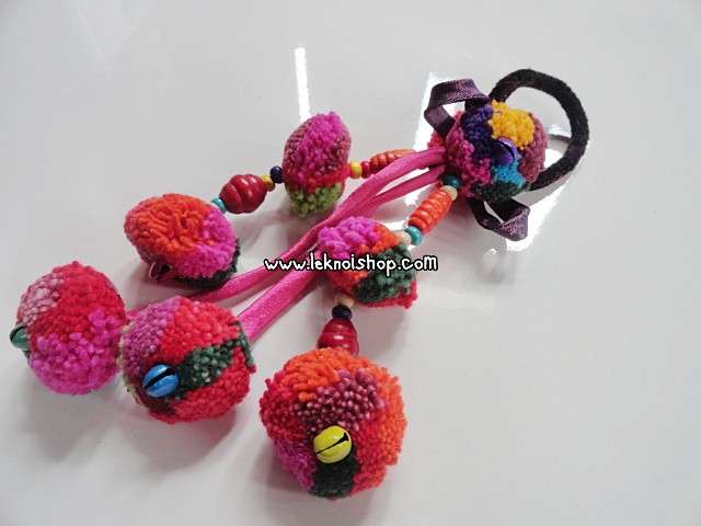 ยางรัดผมแม้วสองขาสายยาว KL 00164