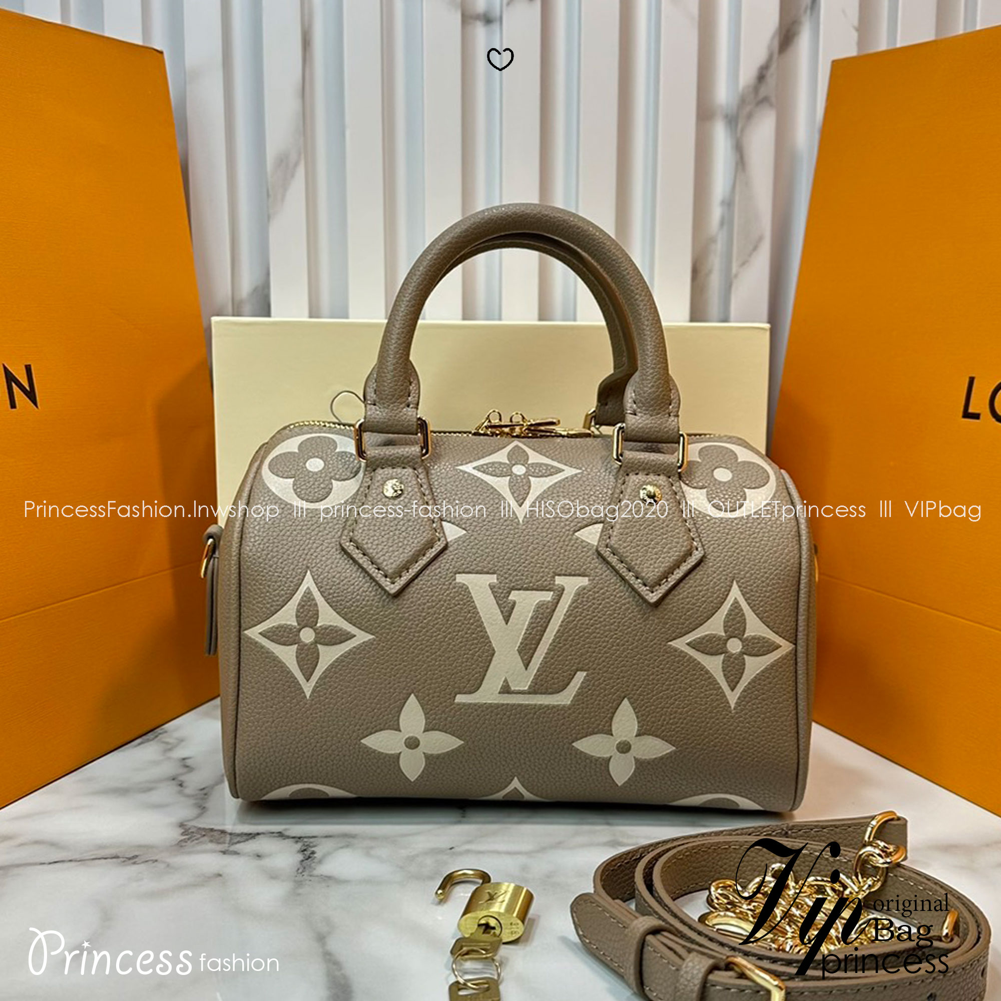 LV Speedy Bandoulière 20 Bag Monogram Empreinte Leather กระเป๋าสะพายทรงสปีดี้คลาสสิค สวยหรู กระเป๋าทรงหมอน รุ่นท็อปฮิต มีกุญแจล็อค