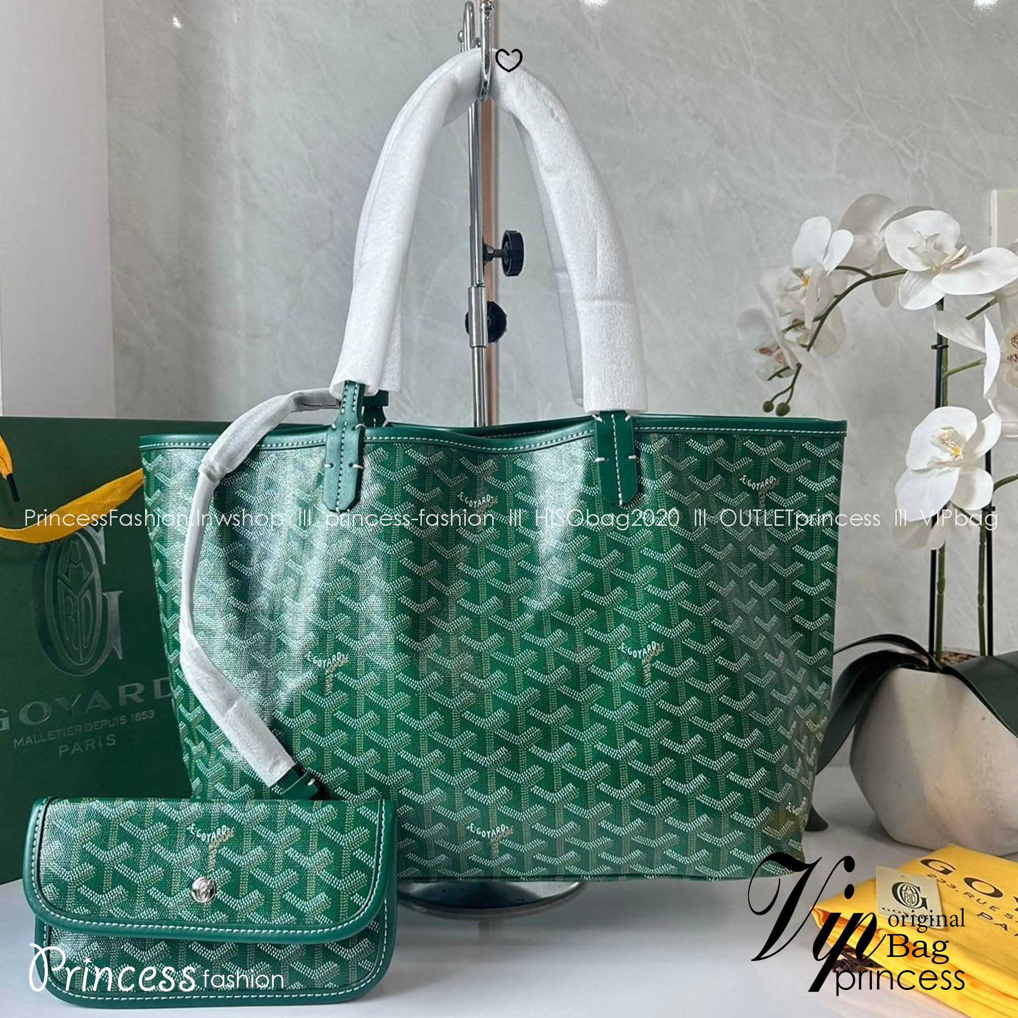 พร้อมส่ง 5 สี PM GOYARD ANJOU PM REVERSIBLE TOTE BAG / Goyard tote bag กระเป๋าทรงโท้ทใบใหญ่ เกรดไฮเอน 1:1 ใช้งานต่างประเทศได้ ภาพถ่ายจากงานขายจริง