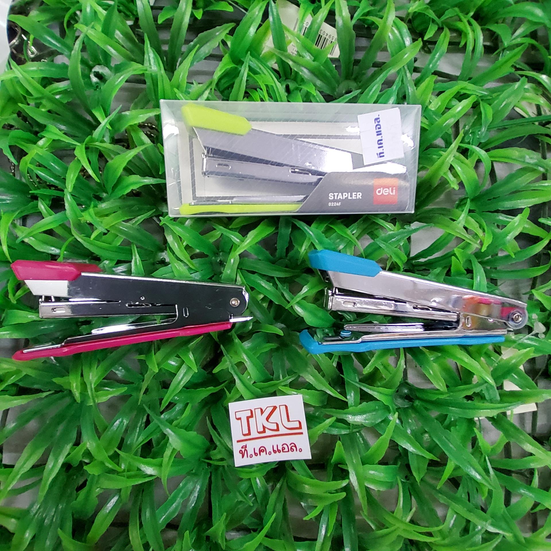เครื่องเย็บกระดาษ DELI 0224F ใช้กับลวดเย็บ#10