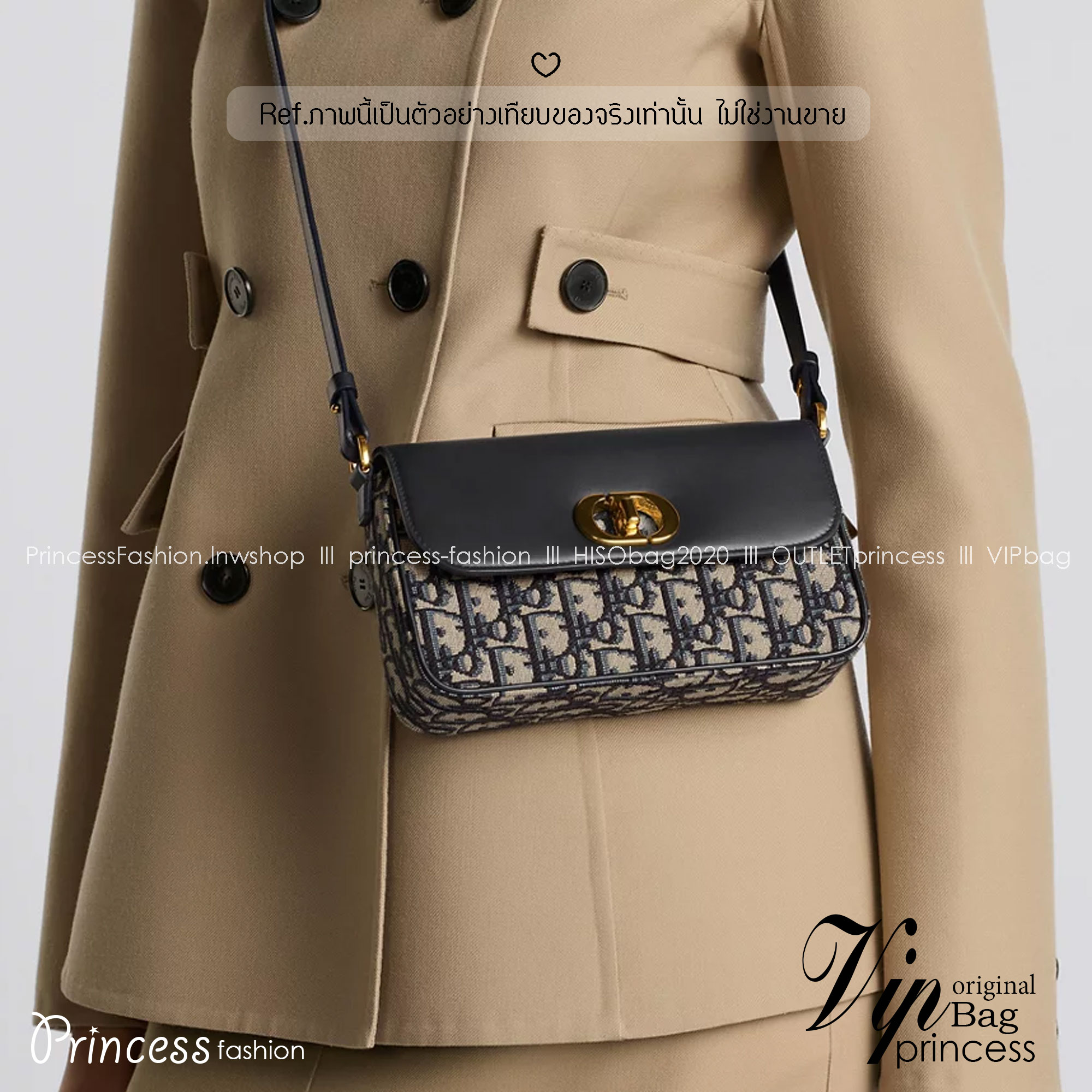 DIOR 30 Montaigne Avenue East-West Double Carry Mini Bag กระเป๋าสะพายทรงพอชรุ่นใหม่ winter 2024 สวยหรู ดีเทลแพง รุ่นที่ใครเห็นเป็นต้องรัก