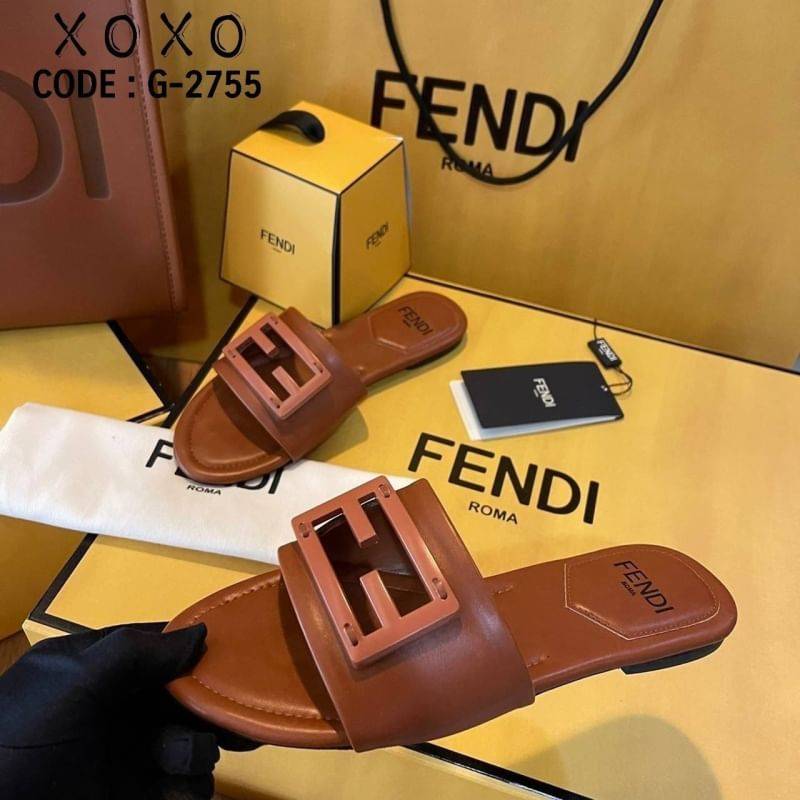 Fendi Sandals แตะฉลุโลโก้ งานชนช้อป งานจริงสวยมาก แอดมินบอกเลยต้องมี แมทส์ชุดง่าย น้ำกนักเบา