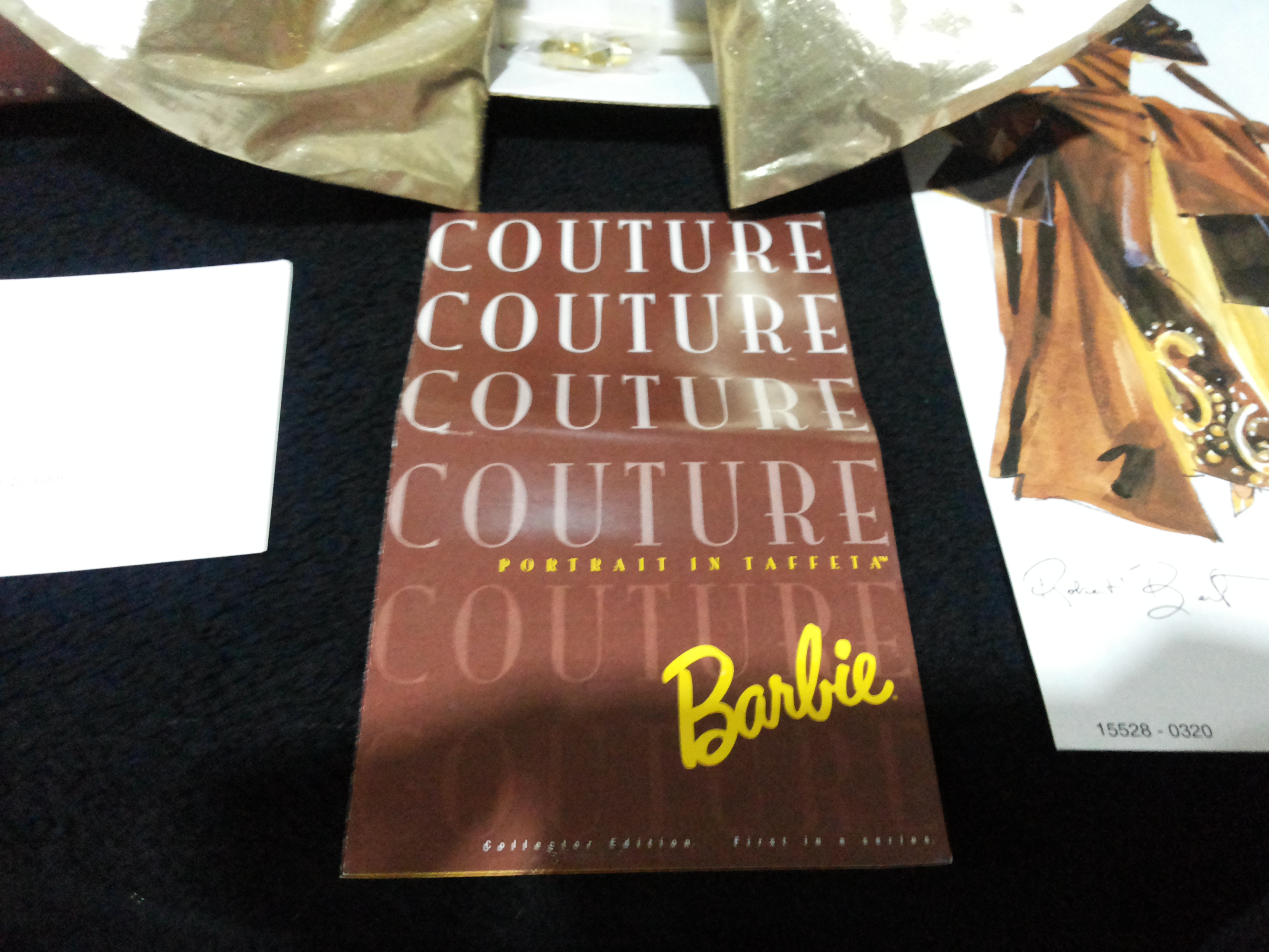 Couture Barbie Portrait in Taffeta 1996 ตุ๊กตาบาร์บี้แท้ใหม่แกะกล่องพร้อมส่ง