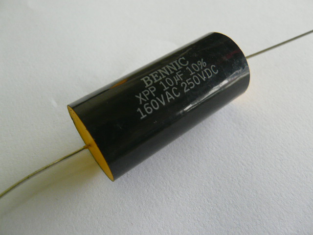 C 10 uF 250VDC/160VAC Bennic XPP