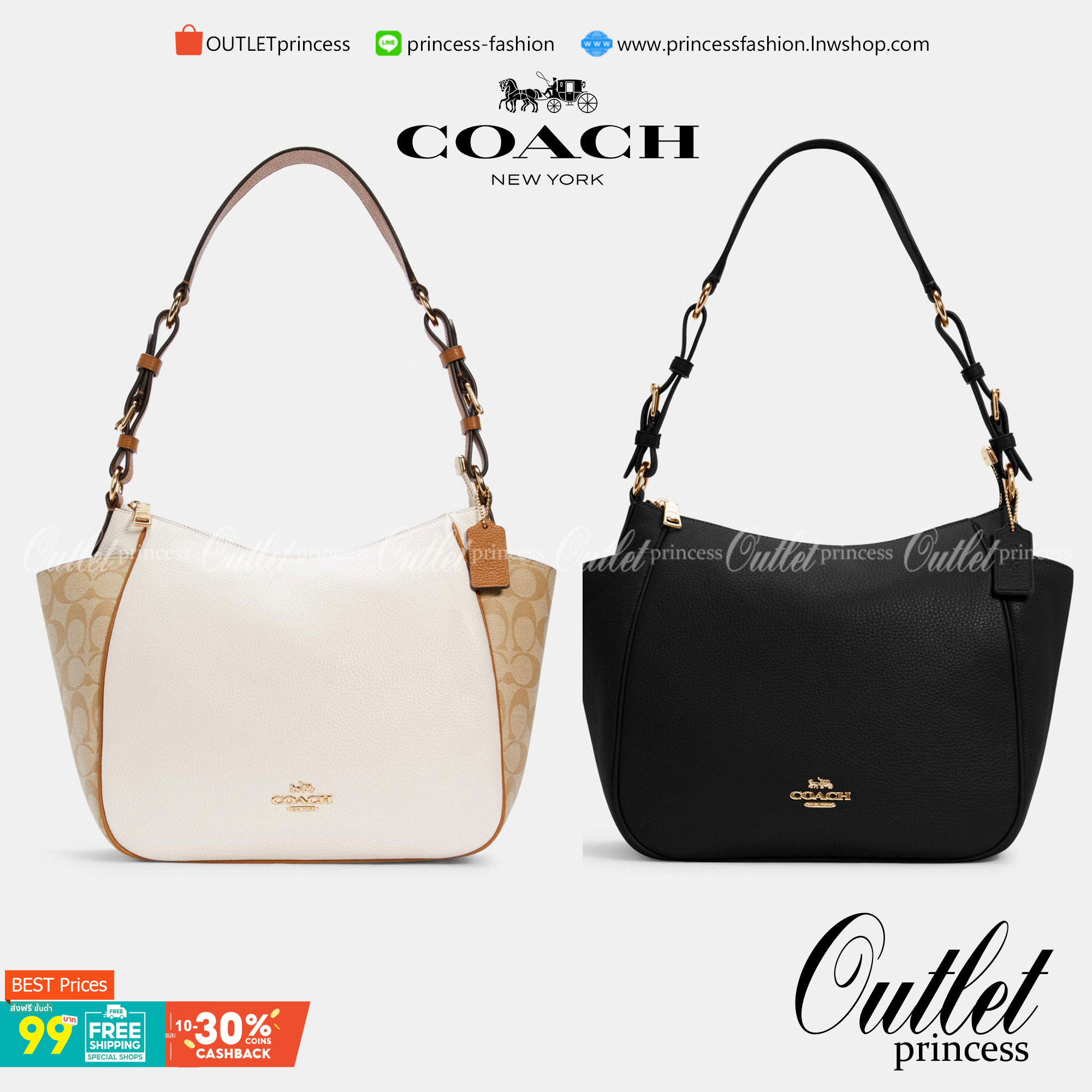 สินค้าออกใหม่ พร้อมคอลเลคชั่นสีใหม่ล่าสุดค่ะ! COACH RORI SHOULDER BAG ((C2855)) พร้อมส่งที่ไทย สวยก่อนใครแน่นอนค่ะ! กระเป๋าสะพายไหล่ หนังแท้ชั้นดีที่สุด หนังนิ่ม ทรงสวย หลงรักแน่นอนค่ะ