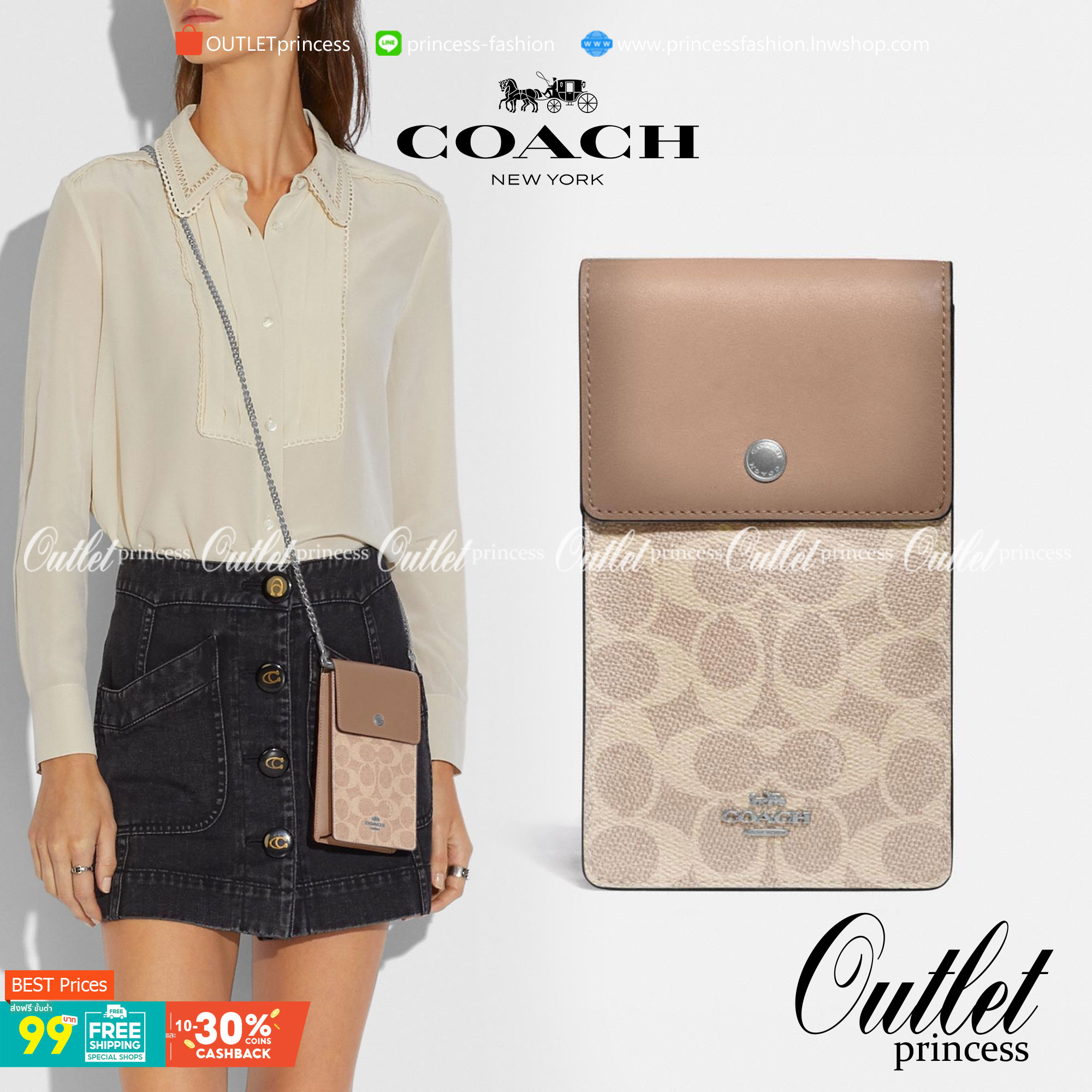COACH F76357 SNAP PHONE CROSSBODY IN SIGNATURE CANVAS BEST ITEM!! ðâĄïļāļāļĢāļ°āđāļāđāļēāļŠāļ°āļāļēāļĒāđāļāļāļāļāļĢāļ°āļŠāļāļāđ Case phone āđāļŠāđāđāļāļĢāļĻāļąāļāļāđāļĄāļ·āļāļāļ·āļāđāļāđāļāļļāļāļĢāļļāđāļ āļāļĩāđāļāļāđāļĨāļēāļĒāļāļĩāļāļĨāļēāļŠāļŠāļīāļ āļ§āļąāļŠāļāļļāļŦāļāļąāļāđāļāļāļ§āļēāļŠāļāļļāļāļ āļēāļāļāļĩ āļāļēāđāļĨāļ°āļ āļēāļĒāđāļāđāļāđāļāļŦāļāļąāļāļŠāļąāļāđāļāļĢāļēāļ°āļŦāđāđāļĢāļĩāļĒāļ āđāļāļīāļ-āļāļīāļāļāđāļ§āļĒāļāļĢāļ°āļāļļāļĄ āļŠāļēāļĒāļŠāļ°āļāļēāļĒāļĒāļēāļ§āļ