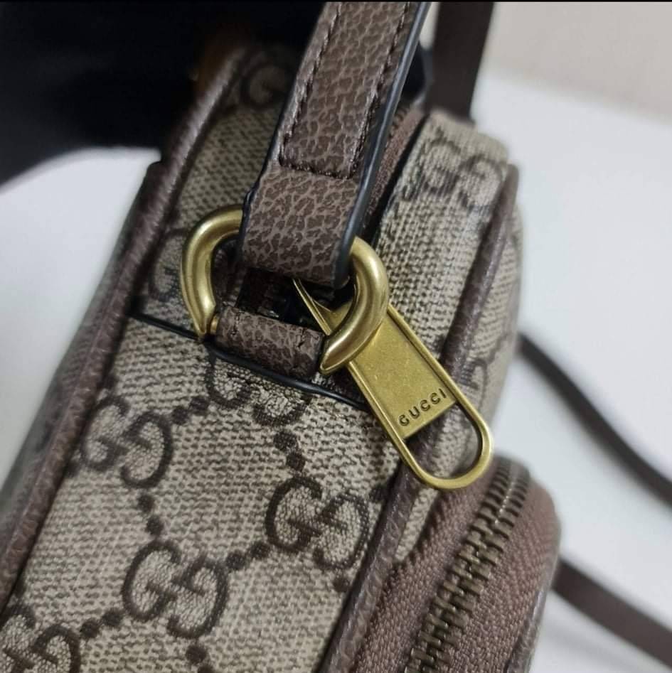 หนังแท้ GUCCI Neo Vintage mini bag / GG Mini Crossbody bag กระเป๋าสะพายข้างใบเล็ก ใช้ได้ทั้งชาย/หญิง งานหนังแท้ทั้งใบ ออริจินอลเกรด ภาพสินค้าถ่ายจากงานขายจริง ใช้งานต่างประเทศได้ค่ะ
