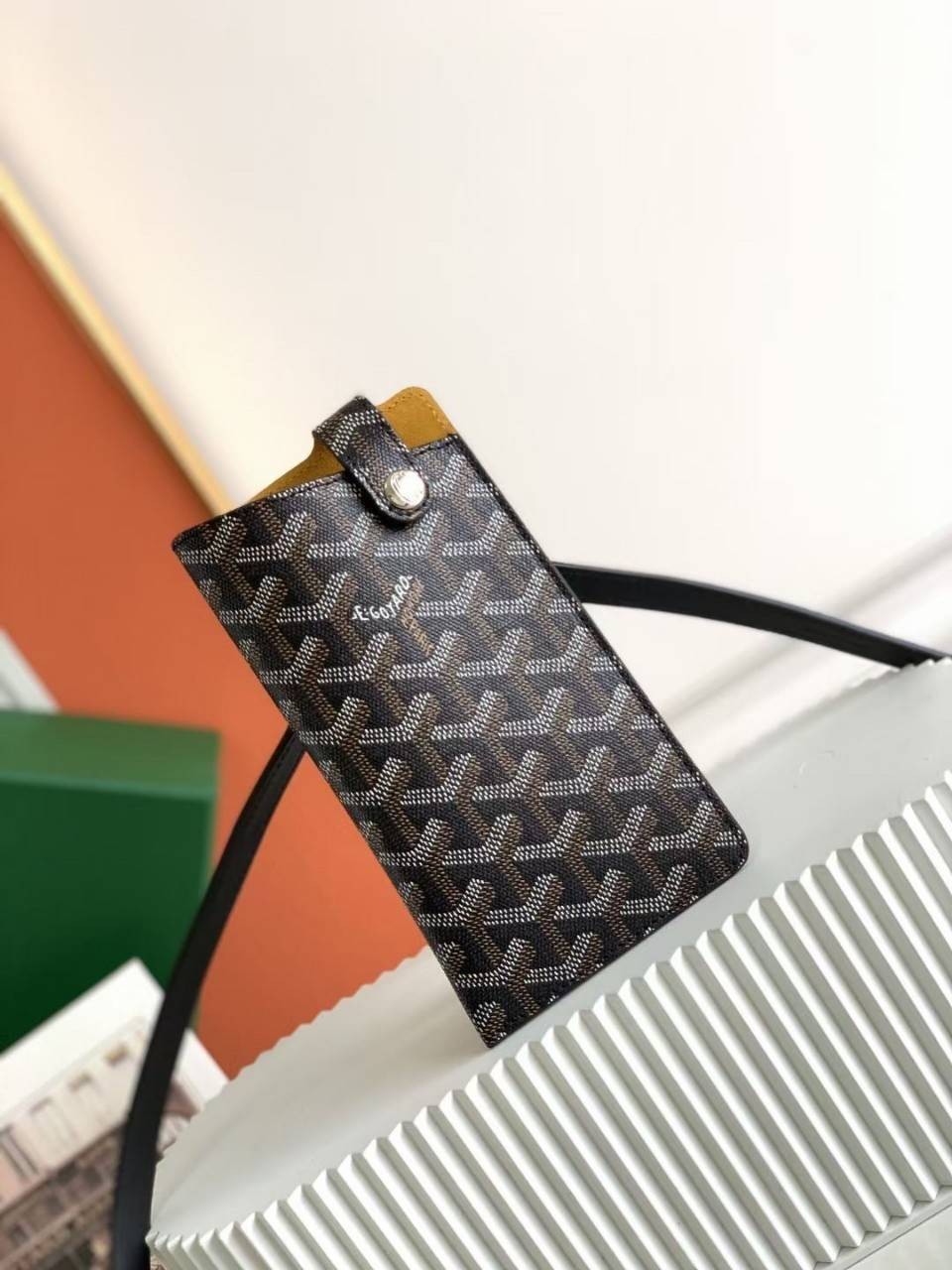 GOYARD MONTMARTRE GM GLASSES CASE TOP ORIGINAL 1:1 เกรดเทียบแท้ ใช้สลับแท้ได้ ใช้งานต่างประเทศได้