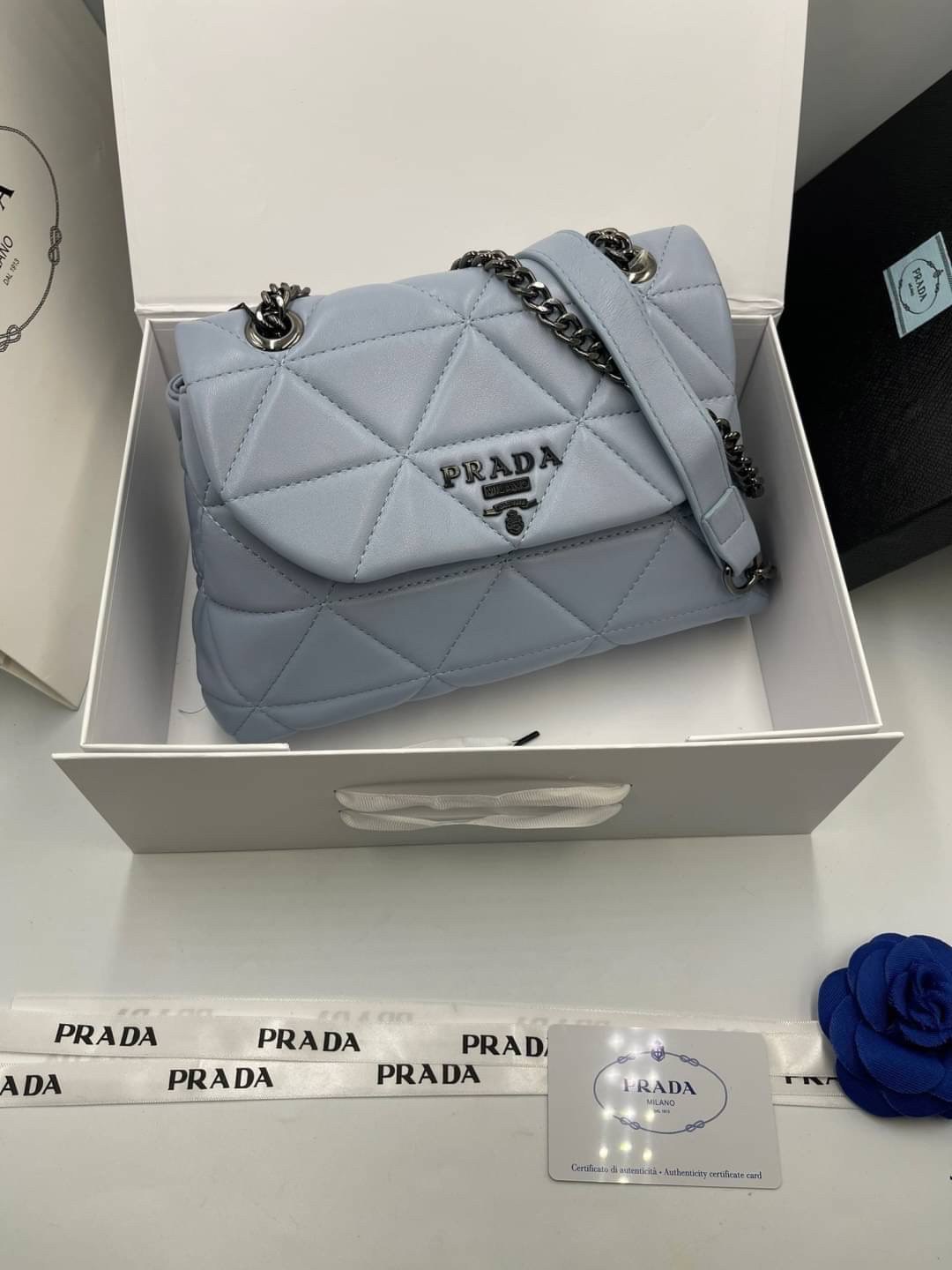 VIP 】PRADA Nappa Leather Prada Spectrum Bag หนังแท้ พร้อมส่งที่ไทย