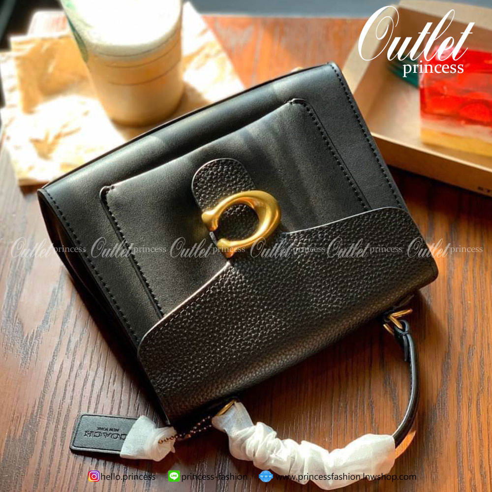 COACH TABBY TOP HANDLE 20 LEATHER BAG 💋กลับมาอีกครั้งตามคำเรียกร้องค่ะ!! กระเป๋าถือ//สะพายข้างได้ วัสดุหนังแท้อย่างดี หนึ่งใบทำหนัง2แบบได้อย่างลงตัว สวยงาม มีอะไหล่ตัวC ใหญ่ด้านหน้าโดดเด่นหรูมากๆค่ะ