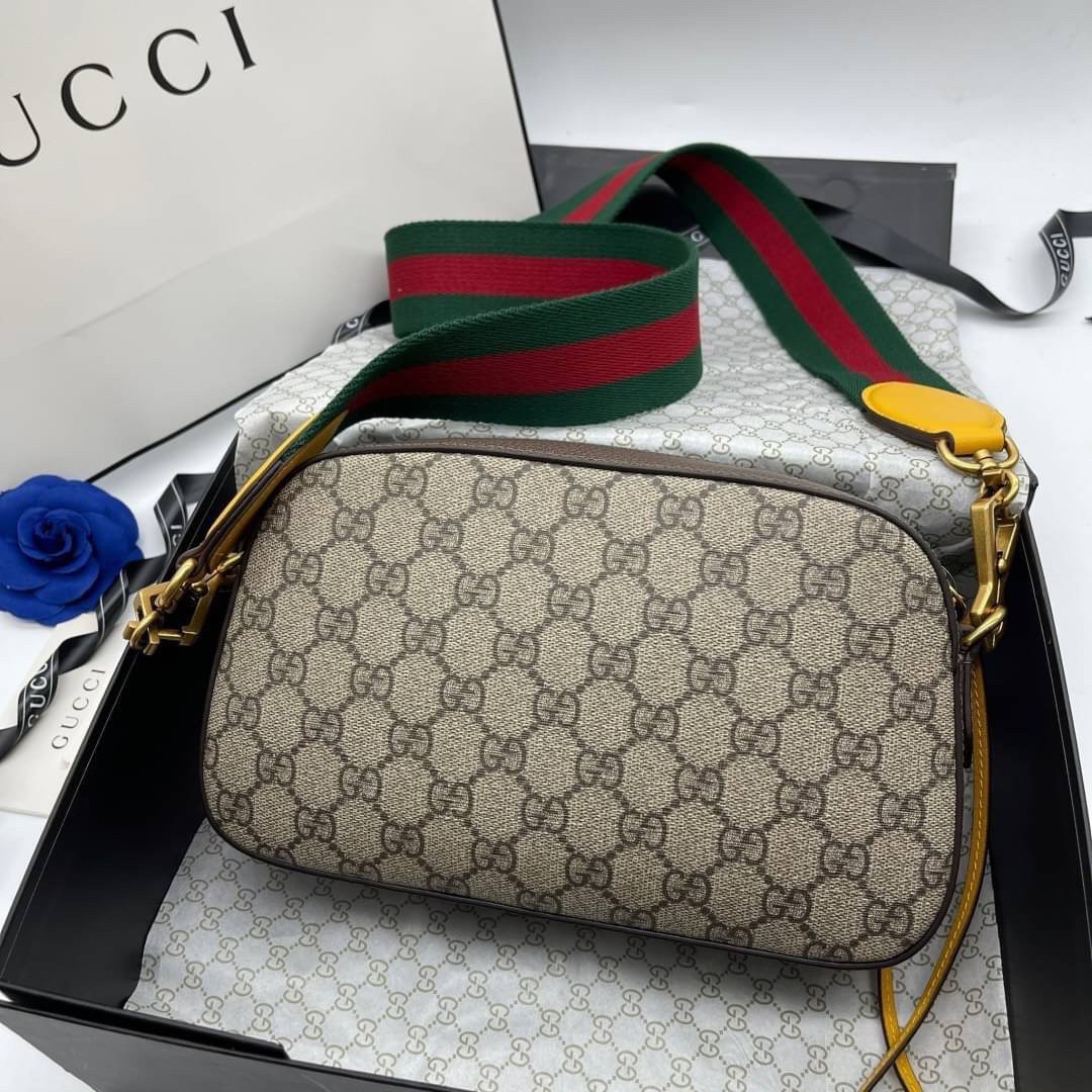 VIP 】หนังแท้ GUCCI Neo Vintage GG Supreme messenger bag พร้อมส่งที่ไทย งานมาพร้อมกล่องครบเซ็ทสวยมากค่ะ