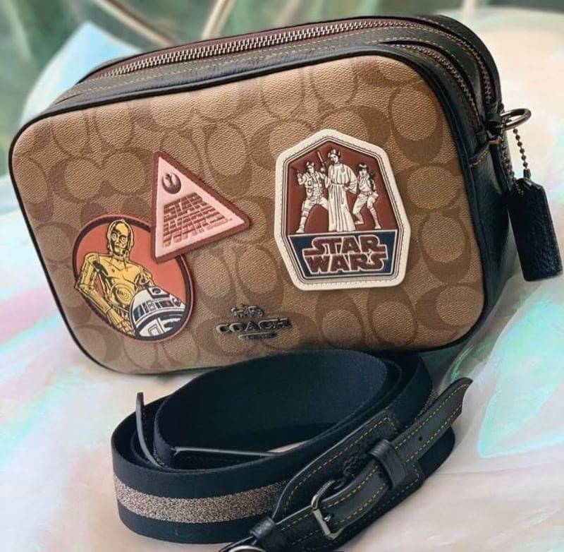 COACH STAR WARS X COACH JES CROSSBODY IN SIGNATURE CANVAS WITH PATCHES