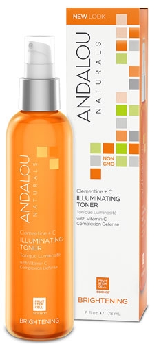 ส่งฟรีลงทะเบียนมีพร้อมส่งค่ะ Andalou Naturals Clementine + C Illuminating Toner 6 oz (178 ml)