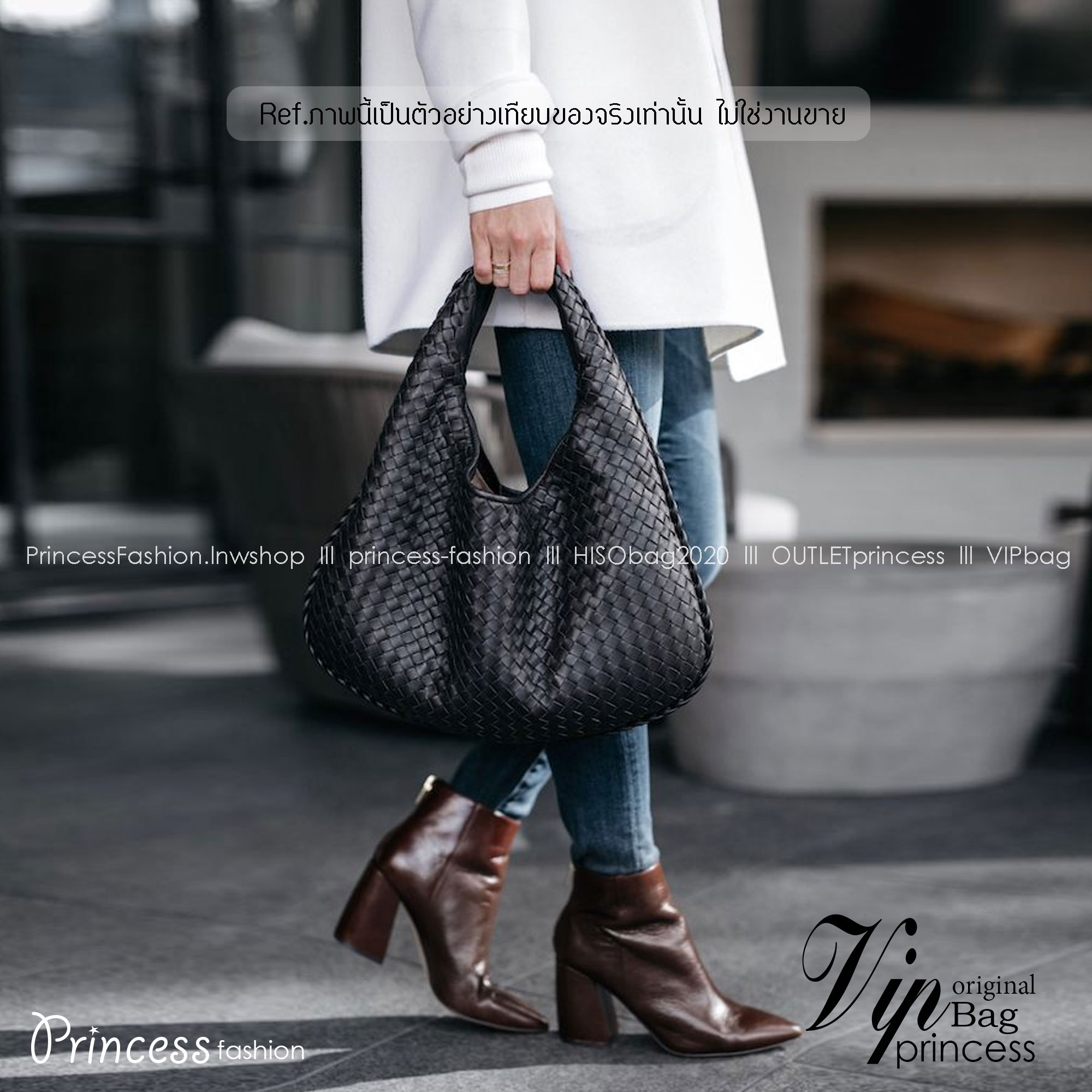 BOTTEGA intrecciato hobo shoulder bag / Bottega Hop Bag กระเป๋าทรงโฮโบ จุของได้เยอะ เกรดออริ สลับแท้ 1:1 ใช้งานต่างประเทศได้