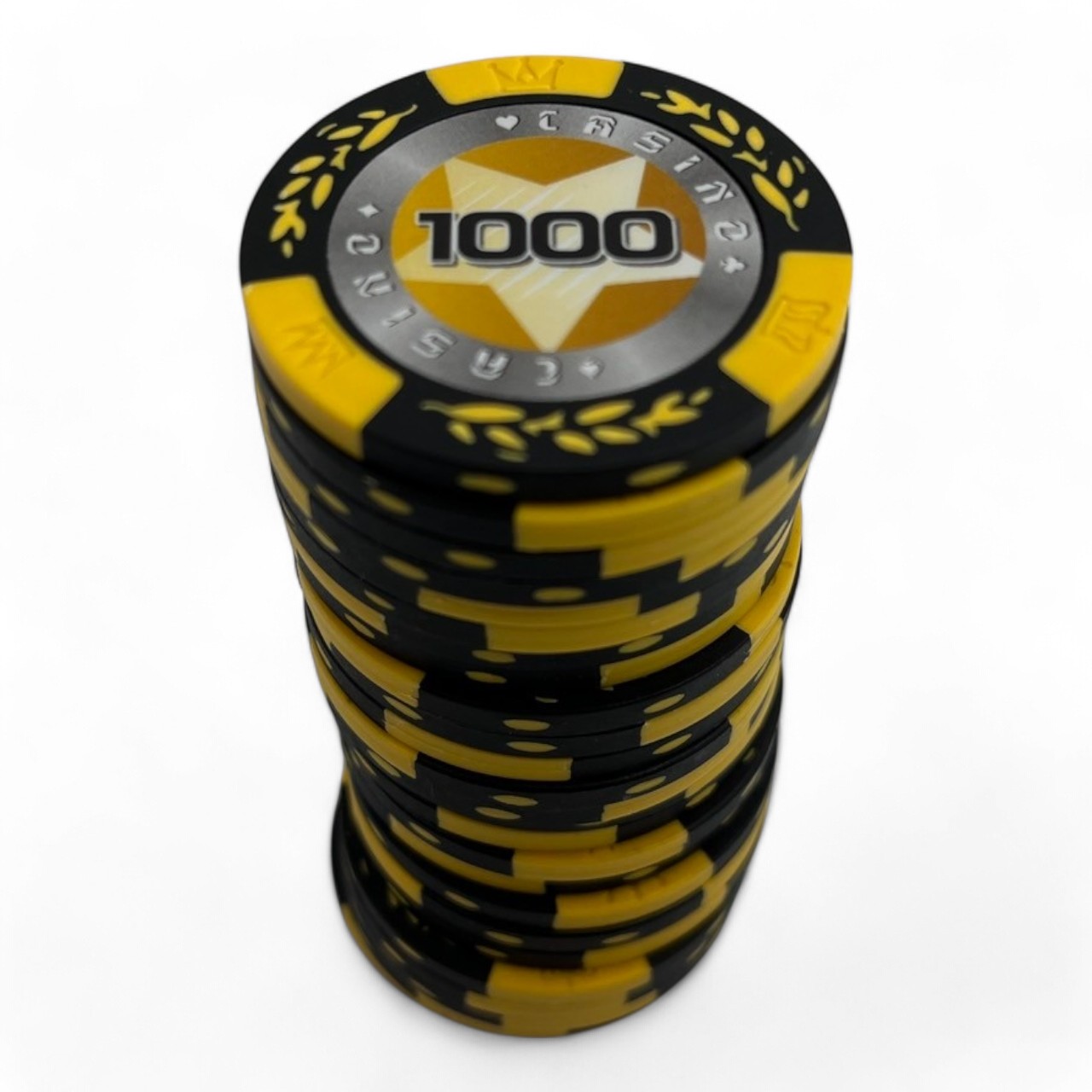 ชิปโป๊กเกอร์เกรดพรีเมี่ยมCASINO แบบแยกเหรียญ น้ำหนัก14g.(Chip poker)