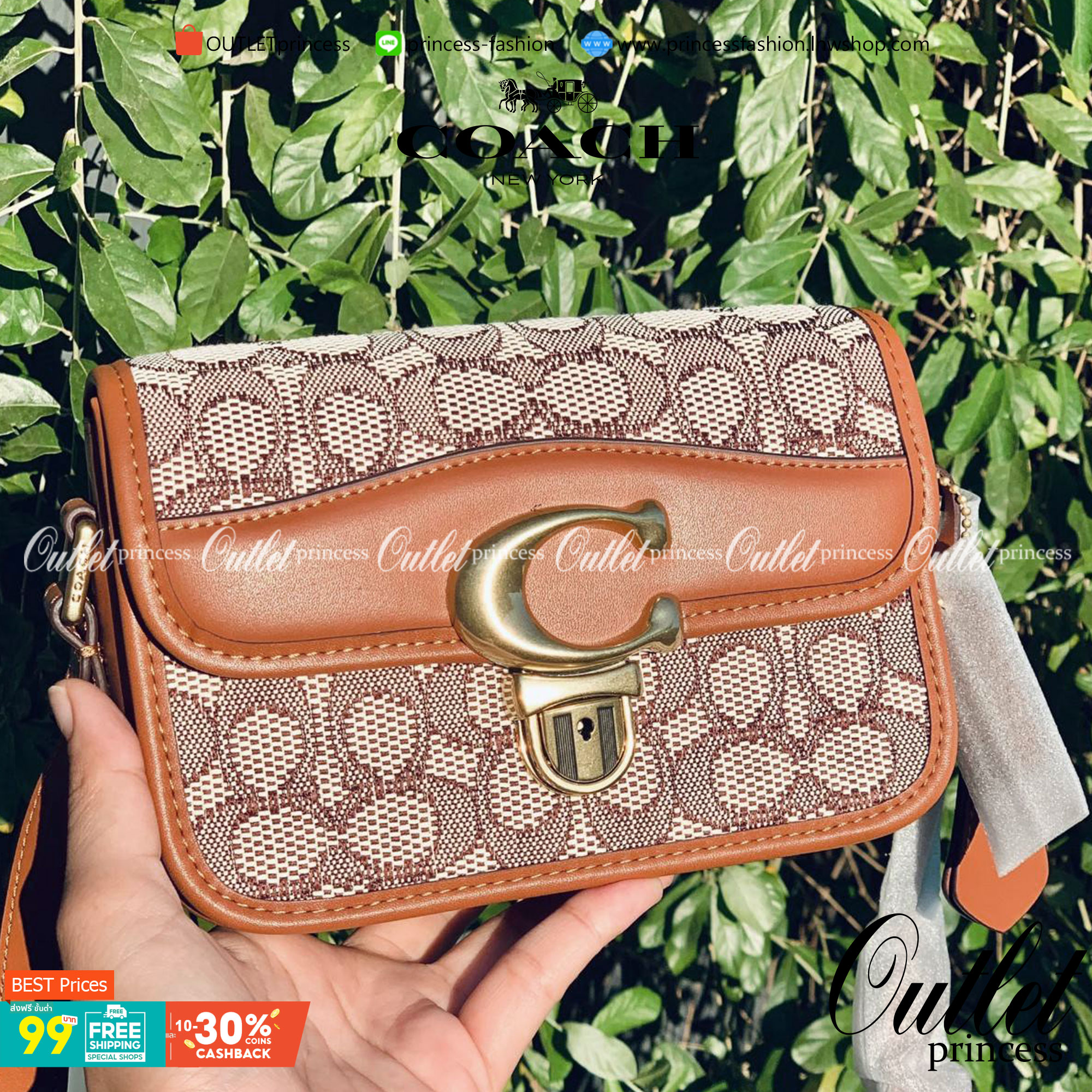 COACH STUDIO SHOULDER BAG 19 IN SIGNATURE JACQUARD ((C7937)) พร้อมส่งที่ไทย ยังไงต้องมีแล้วล่ะสาวๆๆ กระเป๋าสะพายแบบครอสบอดี้ร์ วัสดุJacquard ทอลายแบรนด์+หนังแท้ ได้ลงตัว ลุคคลาสสิค ดูดีมากๆค่ะ ด้านหน้าประดับด้วยโลหะโลโก้แบรนด์ตัวใหญ่ หรู พร้อมที่เปิดปิดแบ