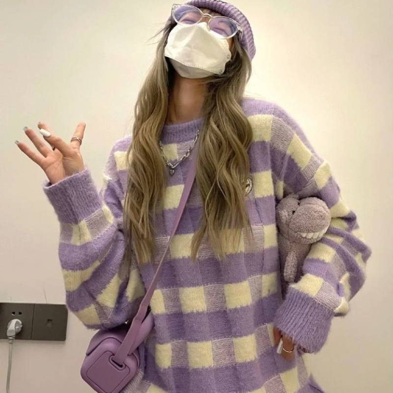 พร้อมส่ง 🚚🍏 Manita sweater เสื้อไหมพรมแขนยาวผ้าทออย่างดีสวยมาก (IN36389)