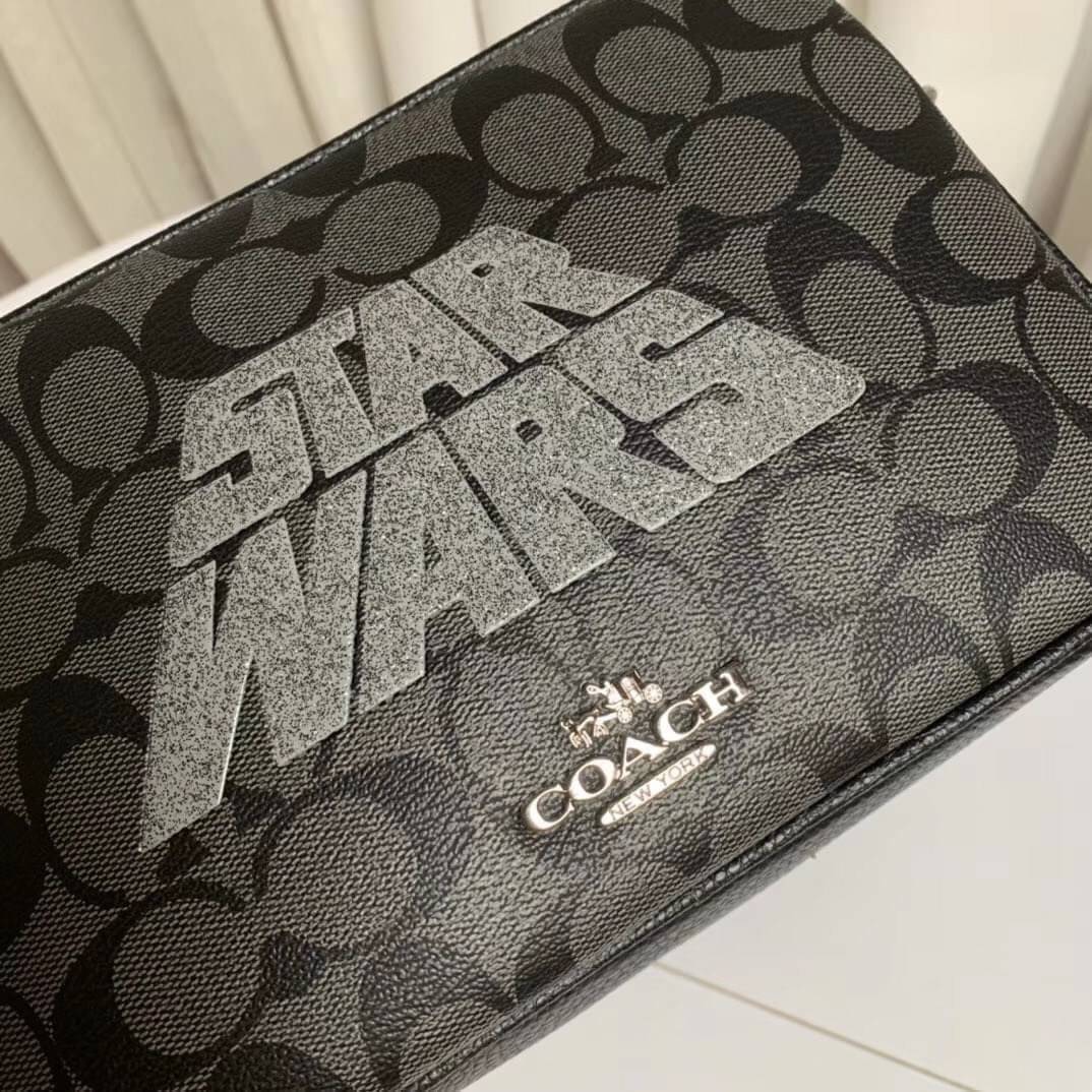 COACH STAR WARS X COACH JES CROSSBODY IN SIGNATURE CANVAS WITH MOTIF (COACH F88009)
