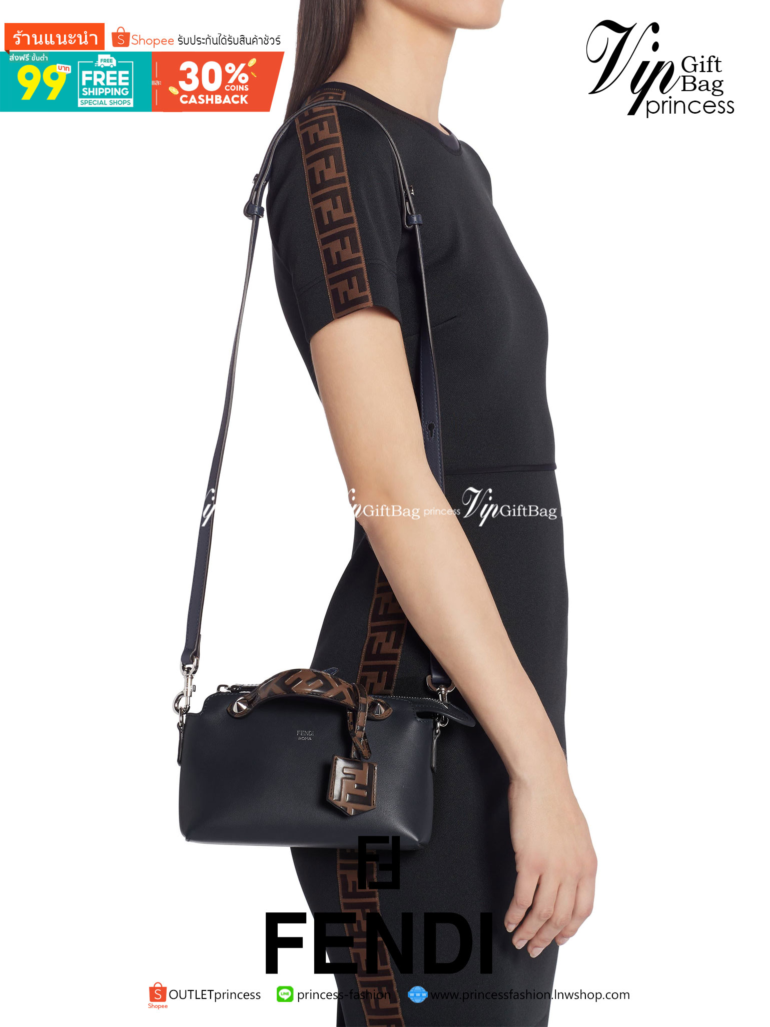 FENDI By The Way tote น้องงกลับมาแล้วว ใครรออยู่ห้ามพลาดจร้าา สวยๆอย่างนี้อดใจยังไงไหว!! กระเป๋ารุ่นที่ไม่ว่าจะใช้แบบหิ้วหรือสะพายข้างก็สวยทุกลุค แถมแมทกับชุดได้ง่าย เหมาะกับทุกๆวัน สินค้าพร้อมส่ง มีจำนวนจำกัด