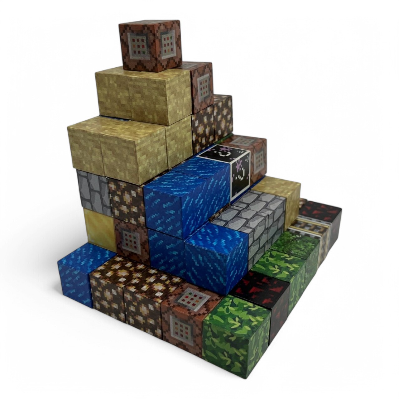 บล็อคตัวต่อแม่เหล็กไมน์คราฟต์ Mine craft แบบสุ่ม