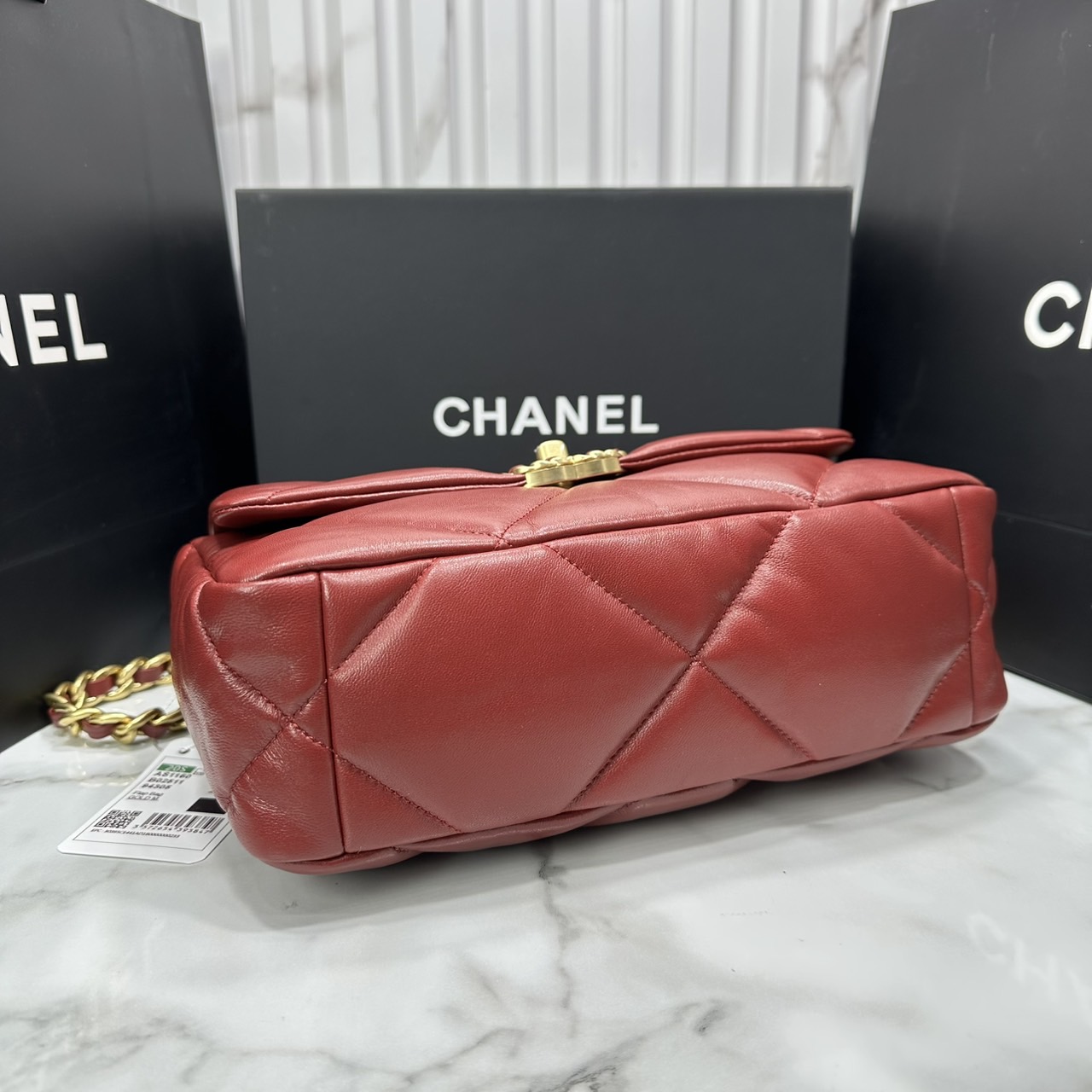 ORI หนังแท้ | CHANEL 19 Flap Bag 25cm กระเป๋าสะพายรุ่นยอดนิยม หนังนิ่มนุ่มลื่น หรูหราระดับตำนาน สวยงามเหนือกาลเวลา