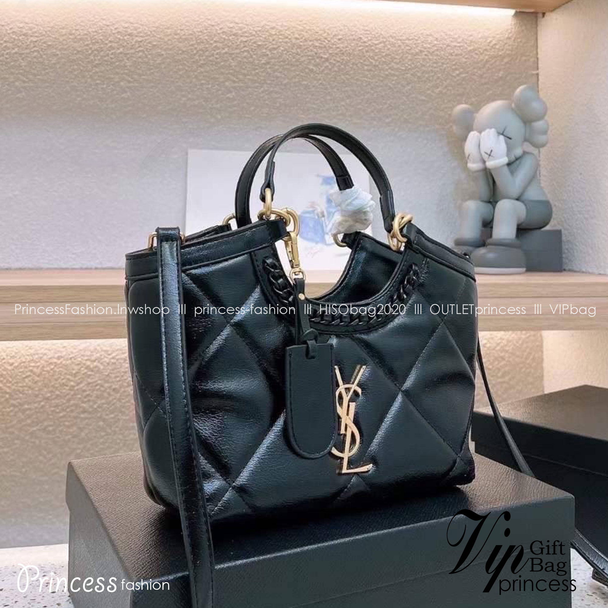 YSL Shopping Tote Handbag & Crossbody Bag 10" ใหม่รับ summer กระเป๋าสะพายทรงโท้ท งานหนังสวยเต็มใบ จุของได้แบบจุกๆ ดีไซน์คลาสสิค ใช้งานได้ง่ายด้วยหูจับและสายสะพาย