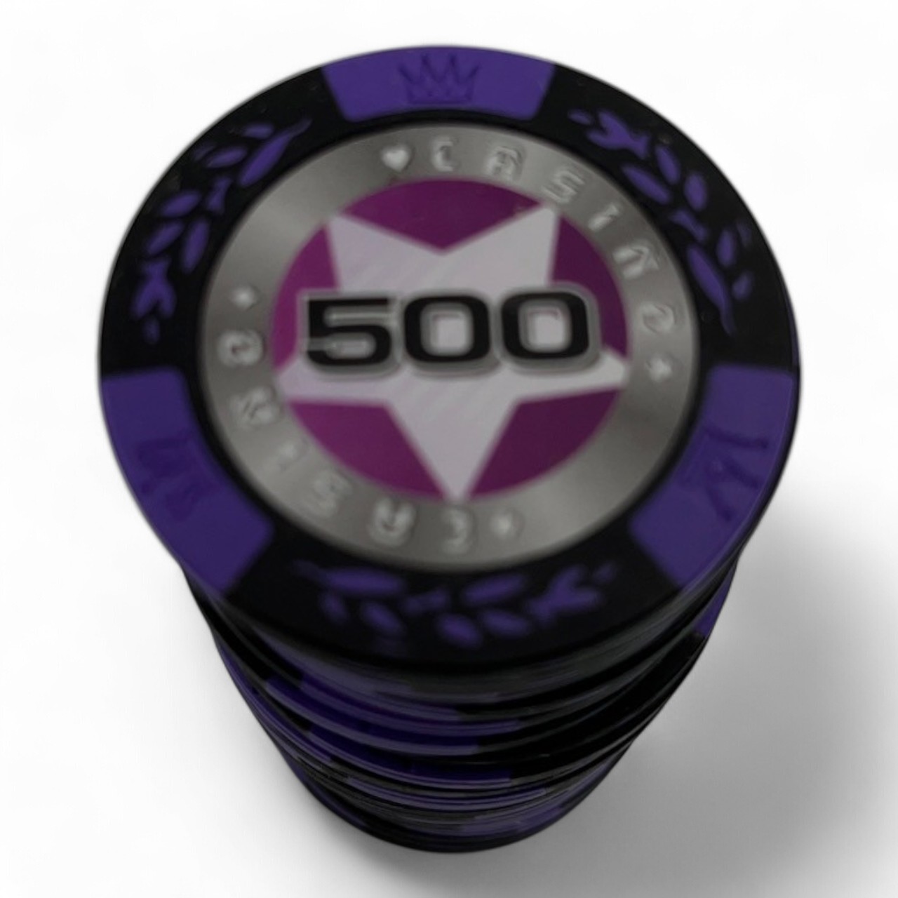 ชิปโป๊กเกอร์เกรดพรีเมี่ยมCASINO แบบแยกเหรียญ น้ำหนัก14g.(Chip poker)