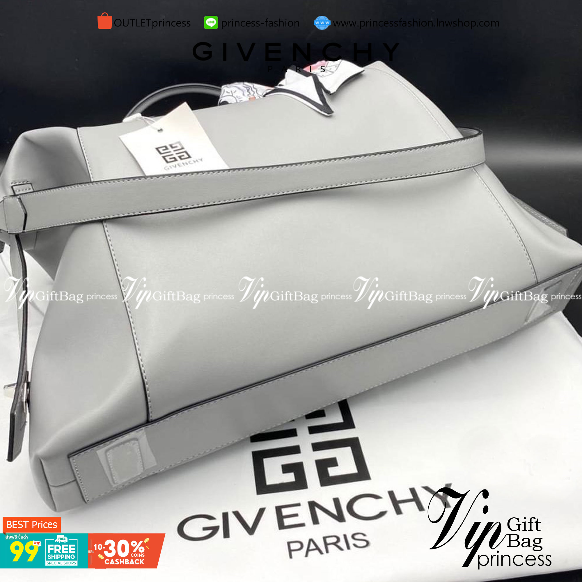 GIVENCHY Antigona Soft leather tote bag ฟรีผ้าผูก!! กระเป๋าสะพายข้าง ทรงสวยมากค่ะ มี 2 ขนาด รุ่นยอดนิยมดาราเซเลปใช้กันเพียบ งานจริงสวยหรูดูแพงมากนะค้าา ราคานี้คุ้มที่สุด มีมารอบนี้ 6 สี 2 ขนาด เลือกให้ปังไปเลยค่าาา