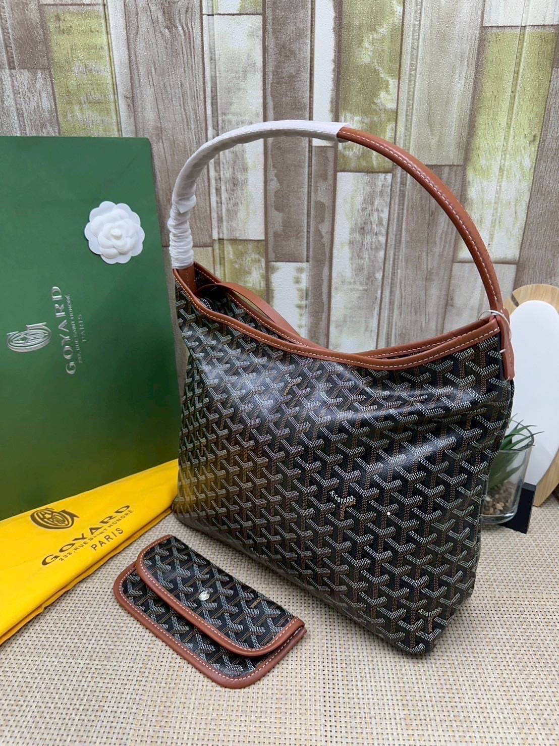 พร้อมส่ง 8 สี ORI หนังแท้ | Goyard Bohème Hobo Bag กระเป๋าสะพายทรงโฮโบ สะท้อนถึงความเบา ความยืดหยุ่น เปิดปิดแบบซิป สะดวกสบายขึ้น