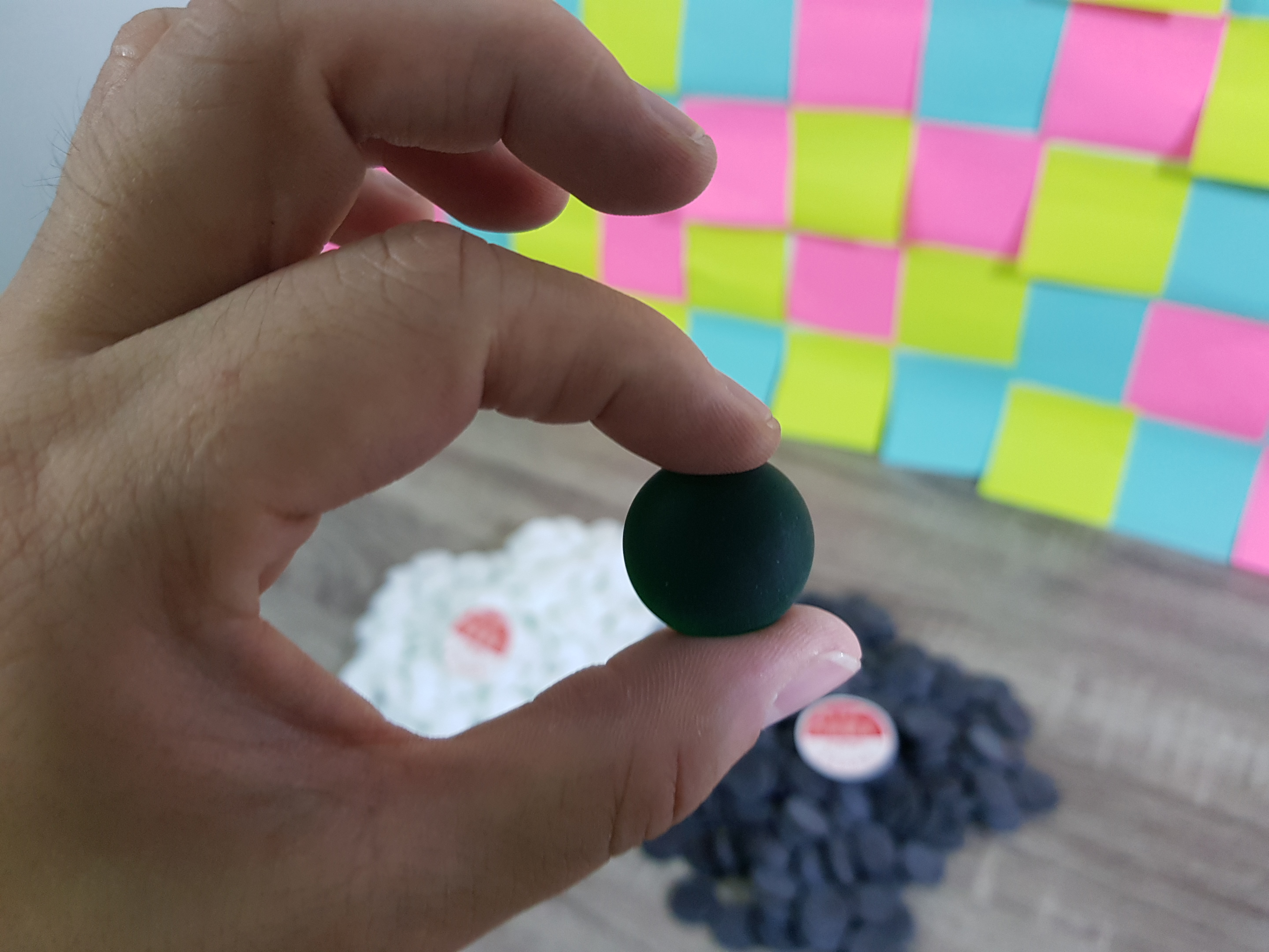 เม็ดหมากล้อมหินจีนแบบนูนด้านเดียว