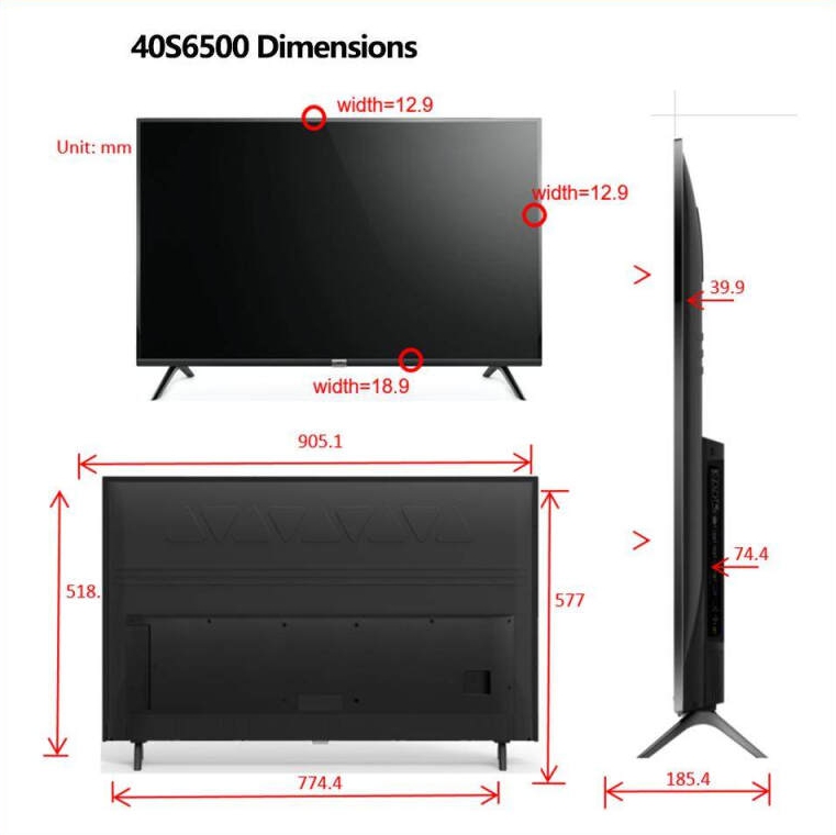 LED TV TCL ขนาด 40 นิ้ว Android รุ่น 40S6500 ลดราคาถูกสุดๆ โทรเล้ยย 02-4245594, 085-3801177, 081-6215561