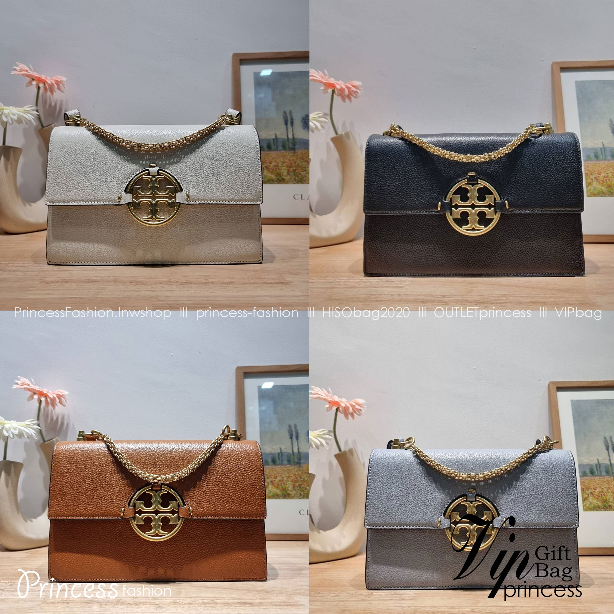 TORY BURCH MILLER SHOULDER BAG / Tory Burch Bag รุ่นยอดนิยม รุ่นหายาก รุ่นที่สาวๆตามหา ใบนี้เลย!! สวยหรู ผู้ดีทุกสี