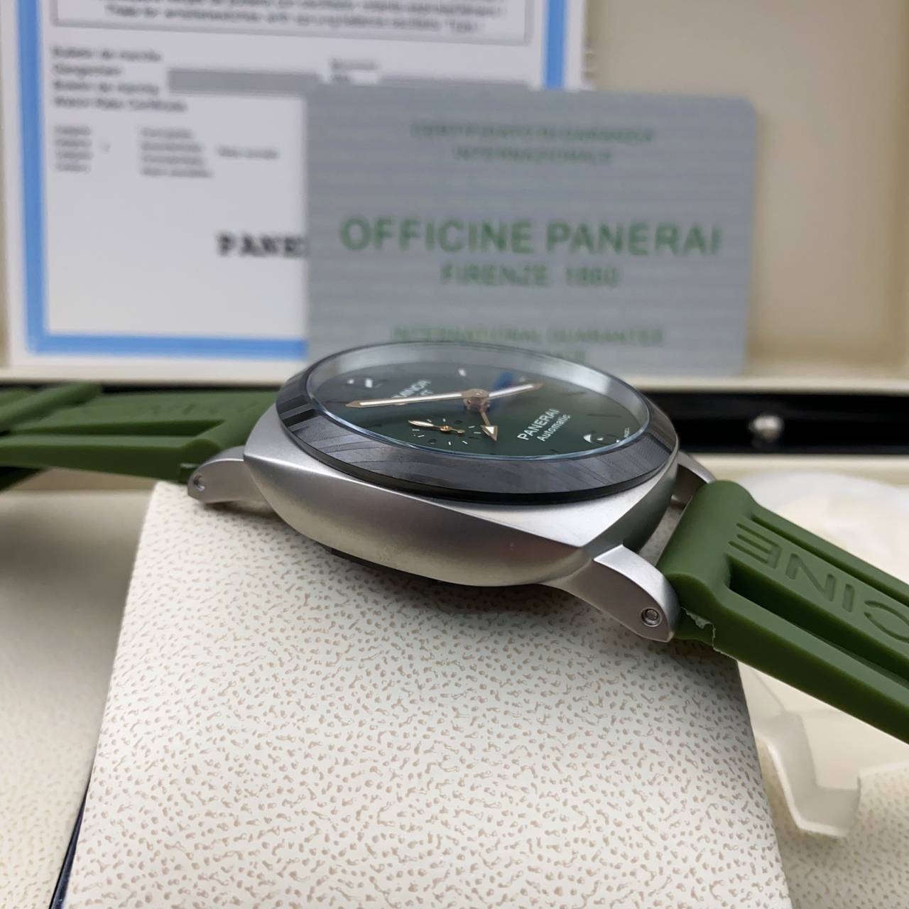 ORI | นาฬิกาพันนาราย PANERAI CC Size 46mm gmt ตั้งได้ ระบบออโต้ เกรดออริจินอล สลับแท้