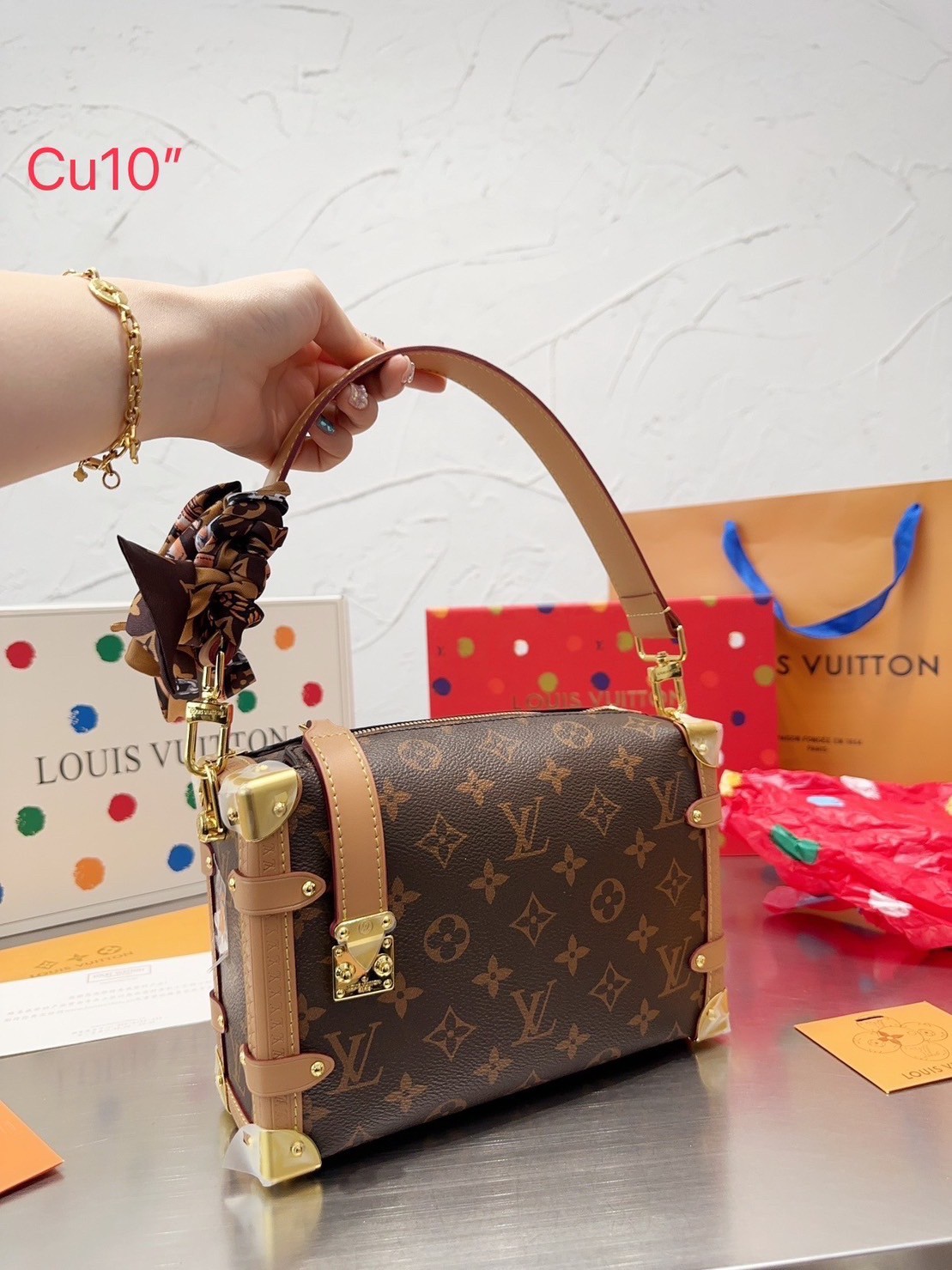 พร้อมส่ง 4 แบบ💖💖 LV SIDE TRUNK MONOGRAM BAG สุดยอดกระเป๋าไอคอนนิค ทรงสวย ใหม่ล่าสุด สวยมีเสน่ห์ รูปทรงกล่อง โดดเด่นด้วยหมุดเข้ามุม