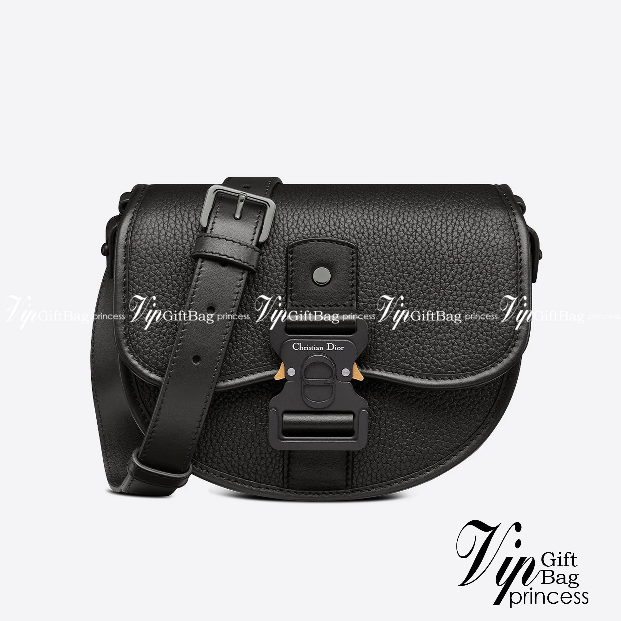Dior Messenger Gallop Bag / DIOR Mini Gallop Bag with Strap Black Grained Calfskin เกรดใช้งานสลับใบจริงได้ หนังแท้ เทพออริจินอล เป็นรุ่นสั่งทำพิเศษ ภาพสินค้าถ่ายจากงานขายจริงใช้งานต่างประเทศได้