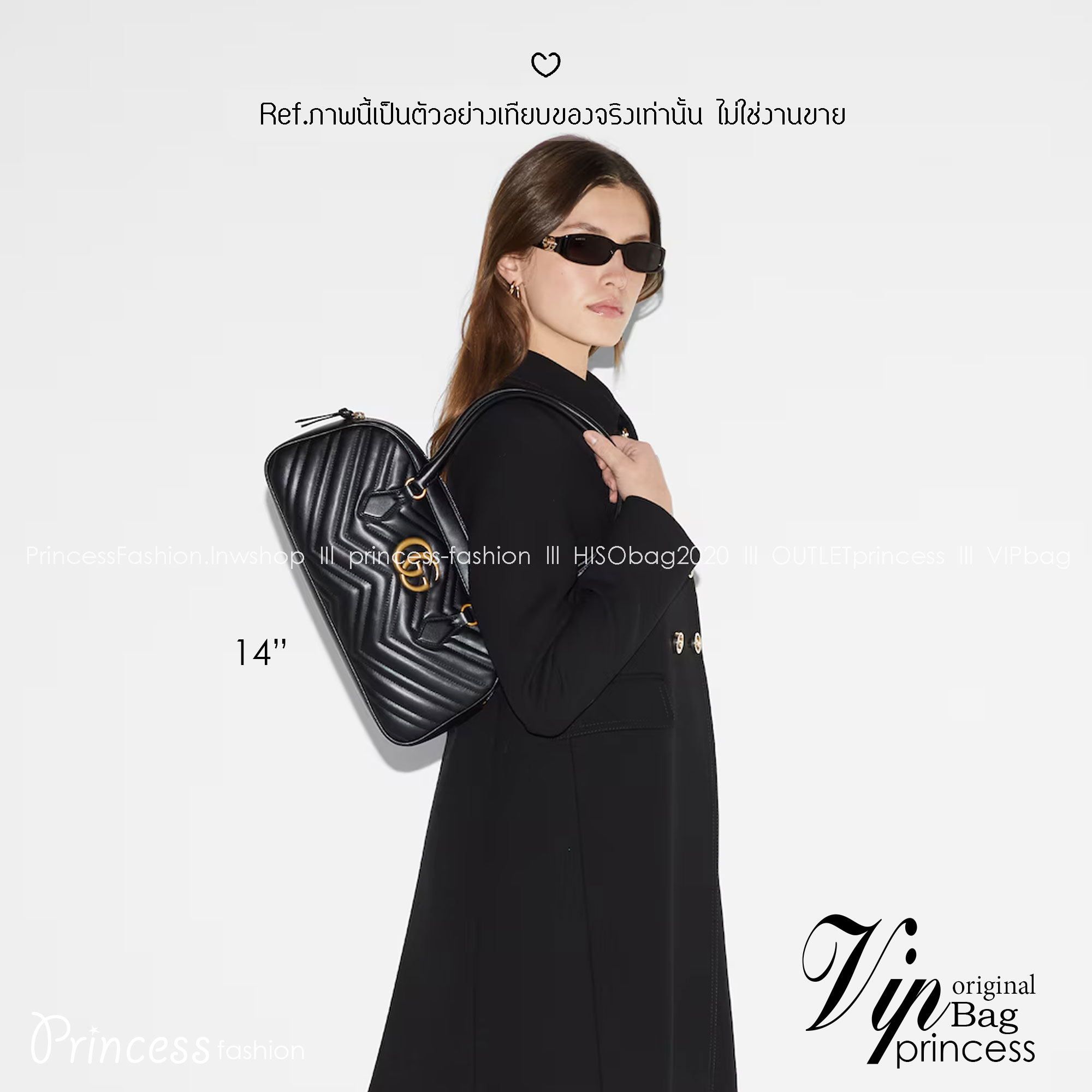 GUCCI GG Marmont Top Handle Bag กระเป๋าสะพายคลาสสิค คลาสซี่กับคอลใหม่ กระเป๋าสะพายไหล่ที่มาแรงสุดๆในตอนนี้