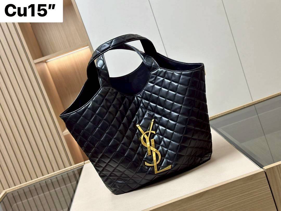 YSL tote bag / YSL ICARE MAXI SHOPPING BAG พร้อมส่ง 3 สี กระเป๋าใบใหญ่ทรงโท้ท ที่เอาอยู่ทุกลุค จุของได้แบบไม่ต้องกังวล ด้วยดีเทลเรียบแต่มีความหรู โลโก้โดดเด่น ใช้ได้ง่าย ใช้งานได้สะดวก