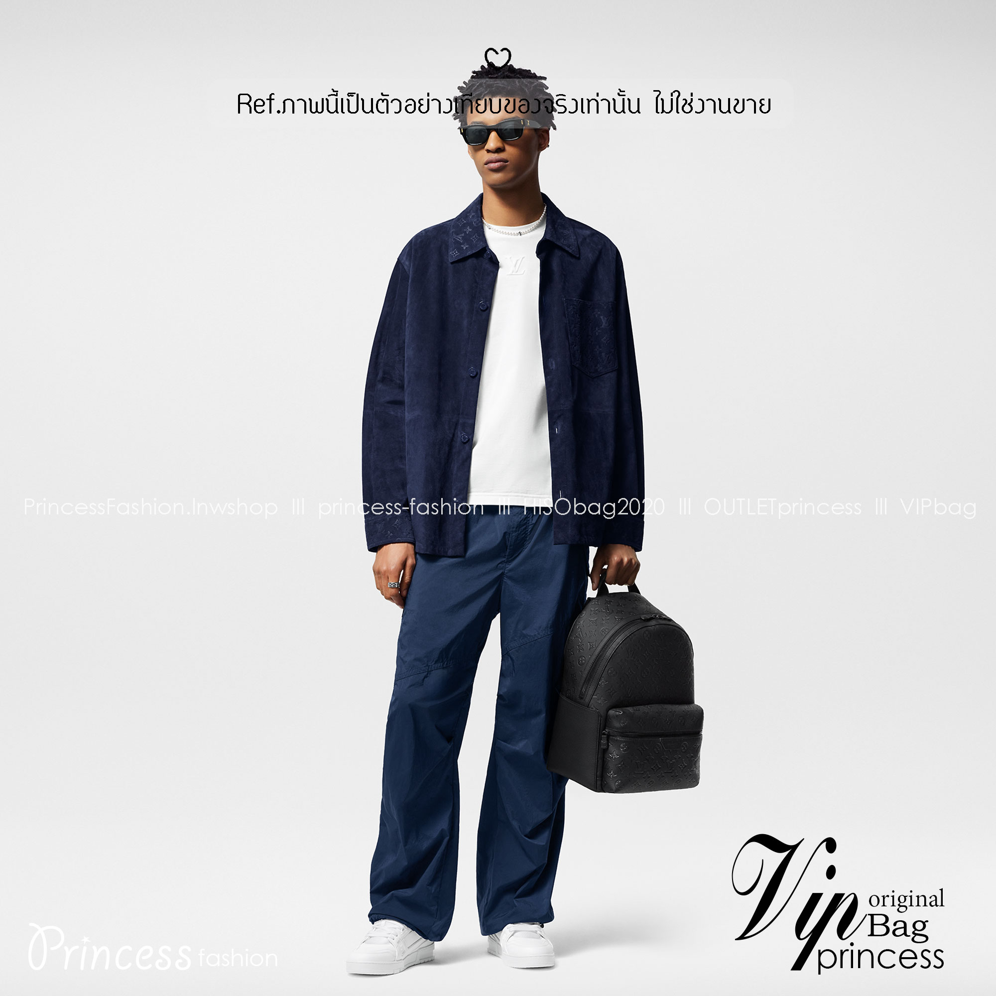 LV Discovery Backpack กระเป๋าเป้สะพายหลัง ผสมผสานความมีสไตล์ สะดวกสบาย กับฟังก์ชันการใช้งานเข้าด้วยกัน ไอเท็มออกแบบรับกับรูปร่าง ปั้มลาย Monogram Shadow เต็มใบ