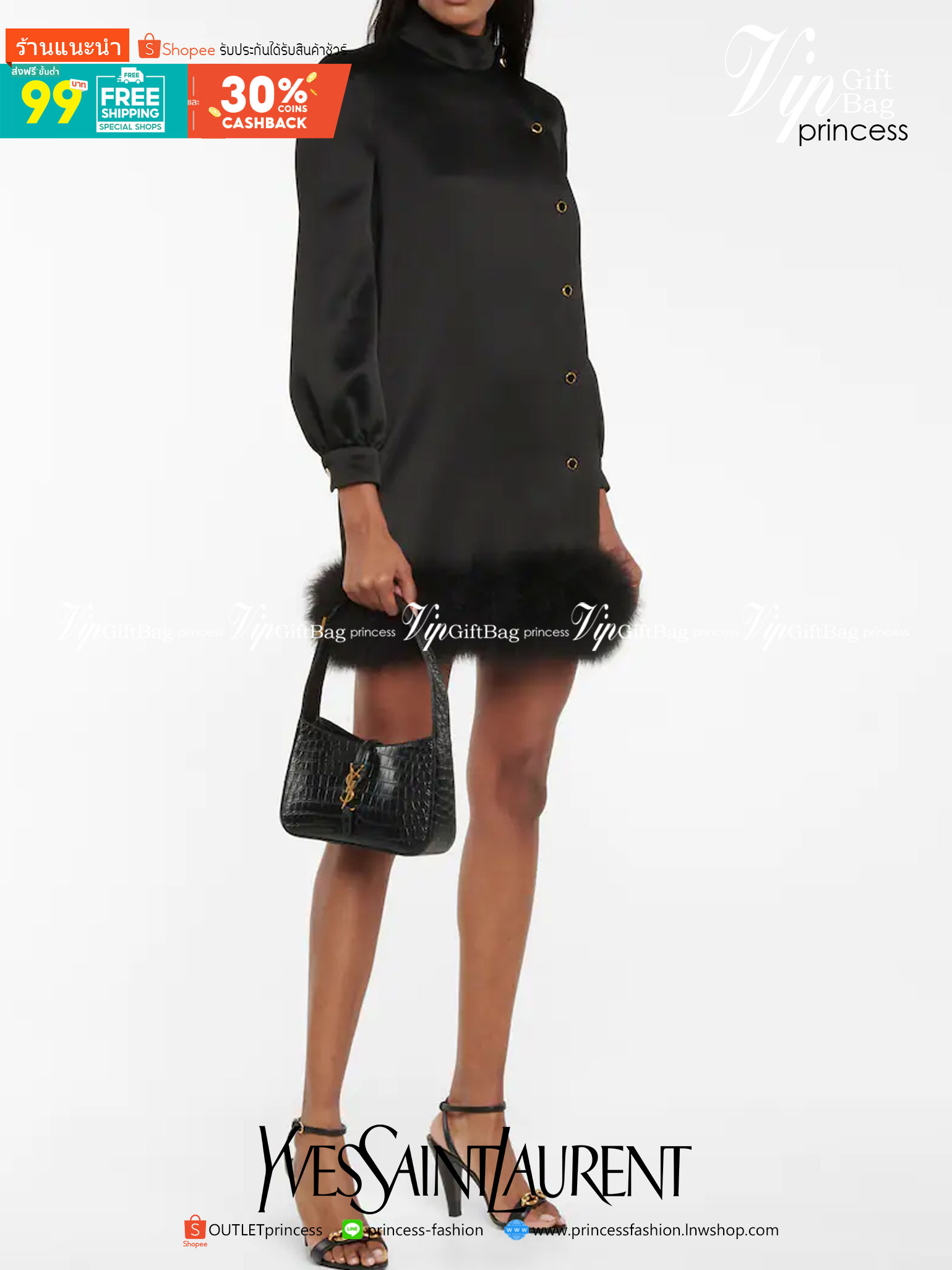 YSL Le 5 à 7 Leather Hobo Bag รุ่นยอดนิยม รที่สาวๆ ตามหา งานสวยหรู กระเป๋าสะพายไหล่ ดีไซน์อยู่ทรง คลาสสิคแฝงความหรูด้วยโลโก้สีทองอร่ามโดดเด่น วัสดุหนังเรียบ สาวๆที่รออยู่ต้องรีบจัด รีบมีเป็นของตัวเองกันน้า ราคาสุดคุ้มที่นี่ที่เดียวจ้า