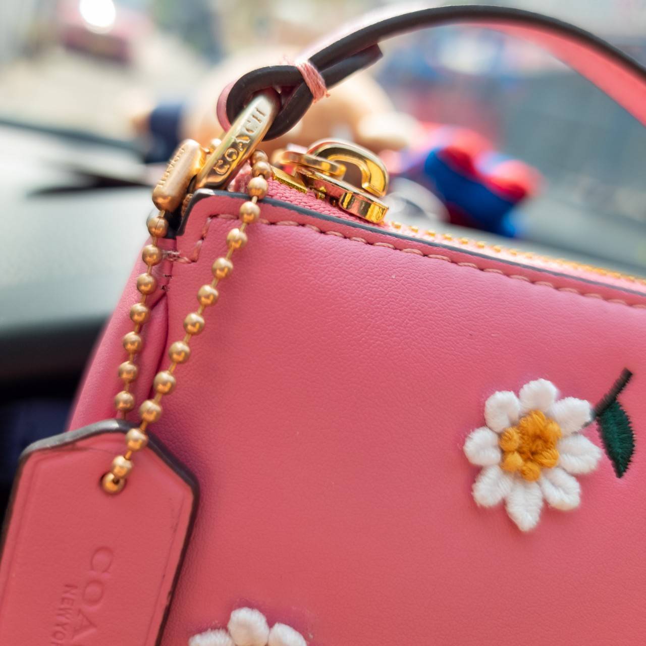 ของแท้ 💯% COACH C3356 NOLITA 19 WITH DAISY EMBROIDERY คอลเลคชั่นใหม่ สีใหม่ล่าสุด ยังไม่เข้า shop ไทย!! สวยหวาน น่ารักน่าใช้