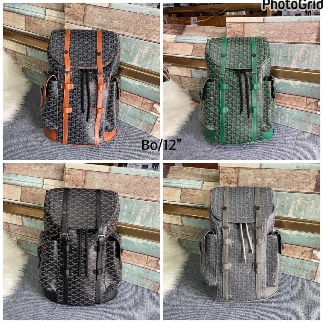 Goyard Backpack Bag Large Size กระเป๋าเป้ใบใหญ่ ดีไซน์สวยคลาสสิกเป็นเอกลักษณ์ ใช้ได้ทั้งหนุ่มๆและสาวๆ ตกแต่งลวดลายโลโก้แบรนด์เรียบหรู ภายในจุของได้เยอะมาก ใหญ่จริง!! ใบนี้คุ้มค่าราคามากๆ ทั้งดีไซน์และฟังก์ชั่นการใช้งาน ตอบโจทย์แน่นอน จะใส่เสื้อผ้าสำหรับ s