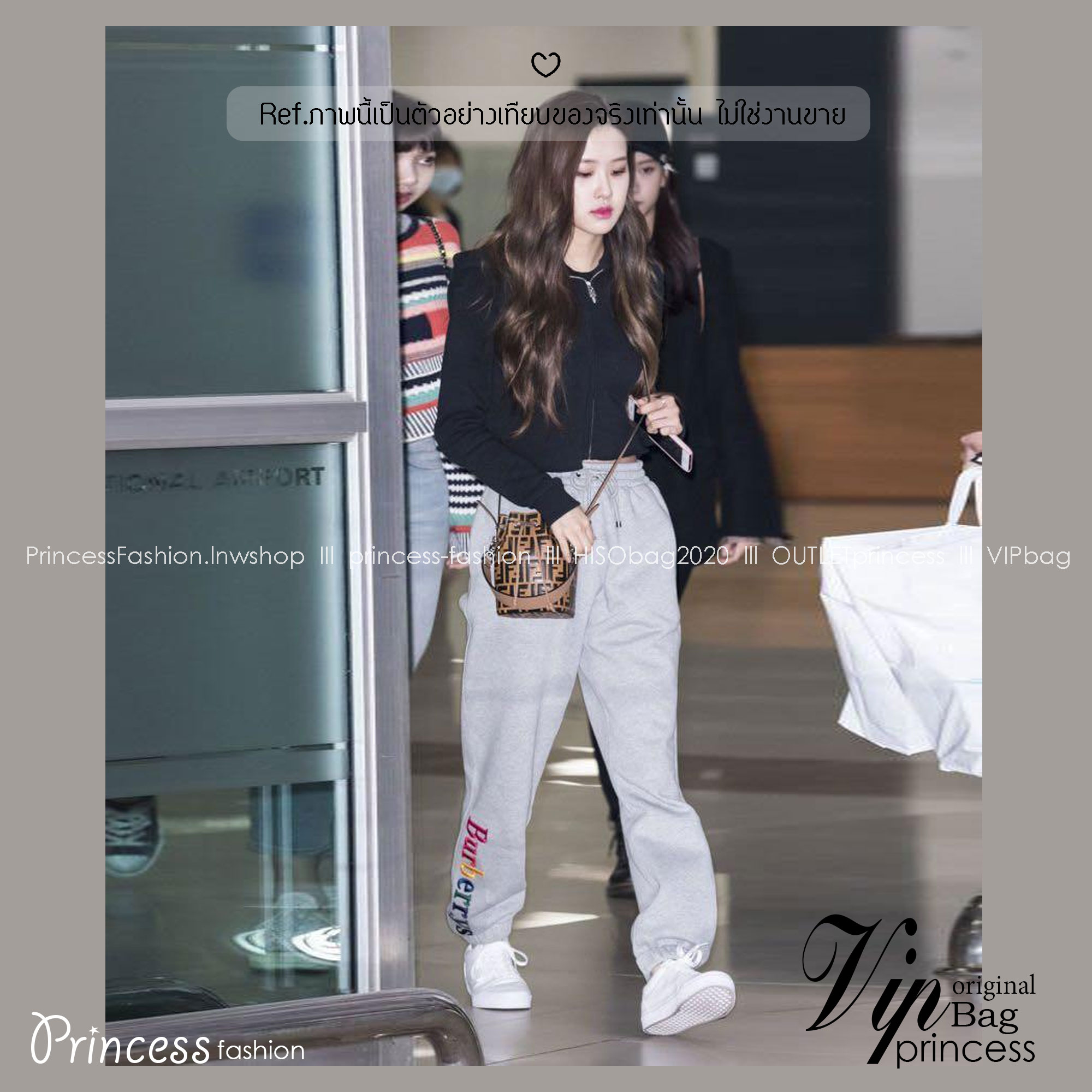 FENDI Mon Tresor Brown leather mini bag / FENDI Bucket Bag กระเป๋าสะพายทรงบัคเก็ต ไซส์มินิ รุ่นยอดนิยม เกรดออริ 1:1 ใช้ต่างประเทศได้