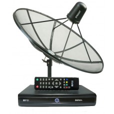 ชุดจานดาวเทียม PSI O2 C-Band 5 ฟุต พร้อมติดตั้ง