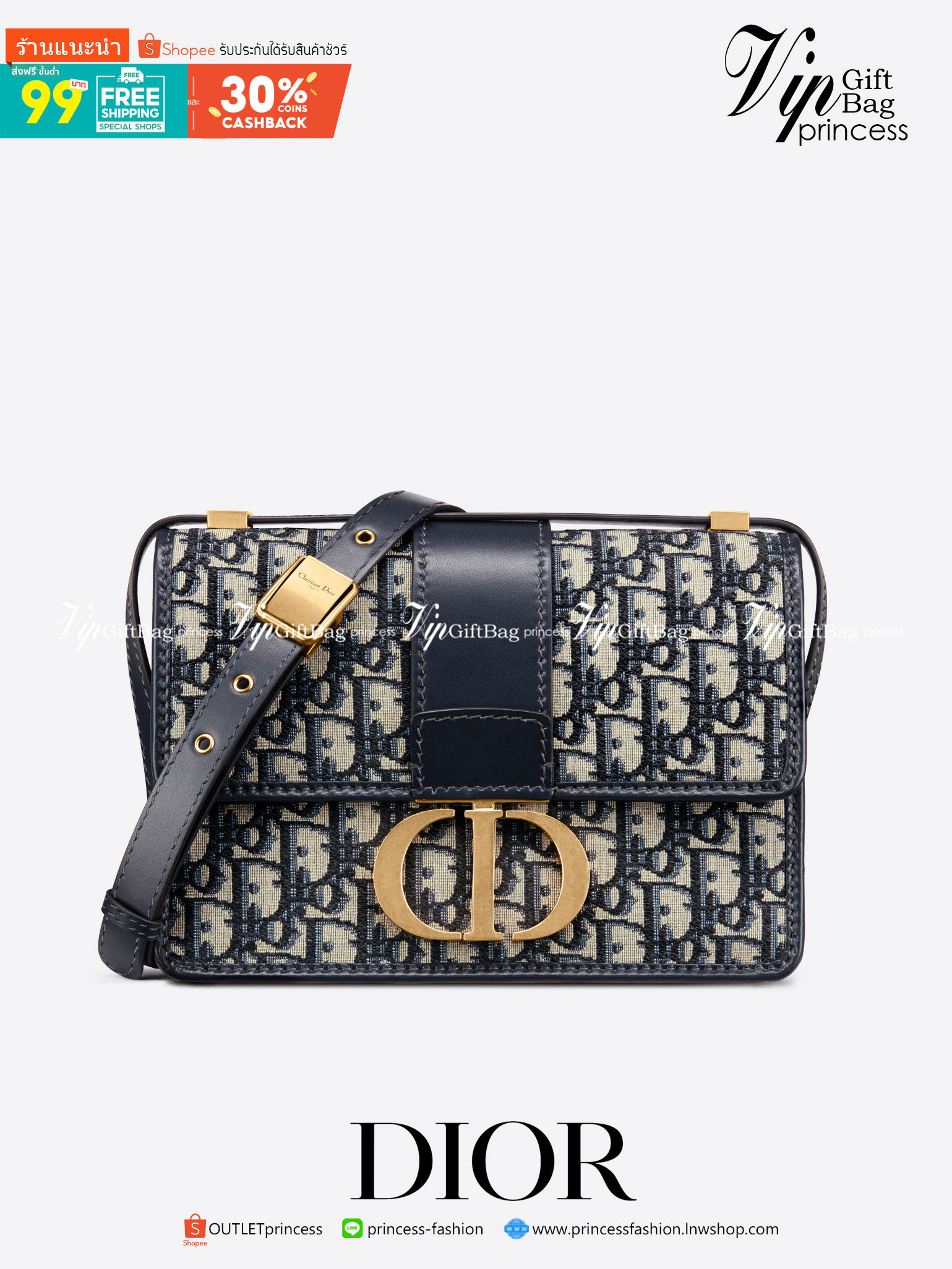 หนังแท้ CHRISTIAN DIOR 30 MONTAIGNE BAG Oblique Jacquard เอกลักษณ์ของความหรู น้ำหนักเบา ไอเท็มหายาก!! Best seller!! ยกให้น้องเลย!! ดีไซน์เรียบหรูในความเป็นเอกลักษณ์ ใช้งานง่าย สะดวก ได้ทุกโอกาส แนะนำเป็น everyday bag ติดตัวไว้เลยจ้าสาวๆ พร้อมส่งที่ไทย ภาพ