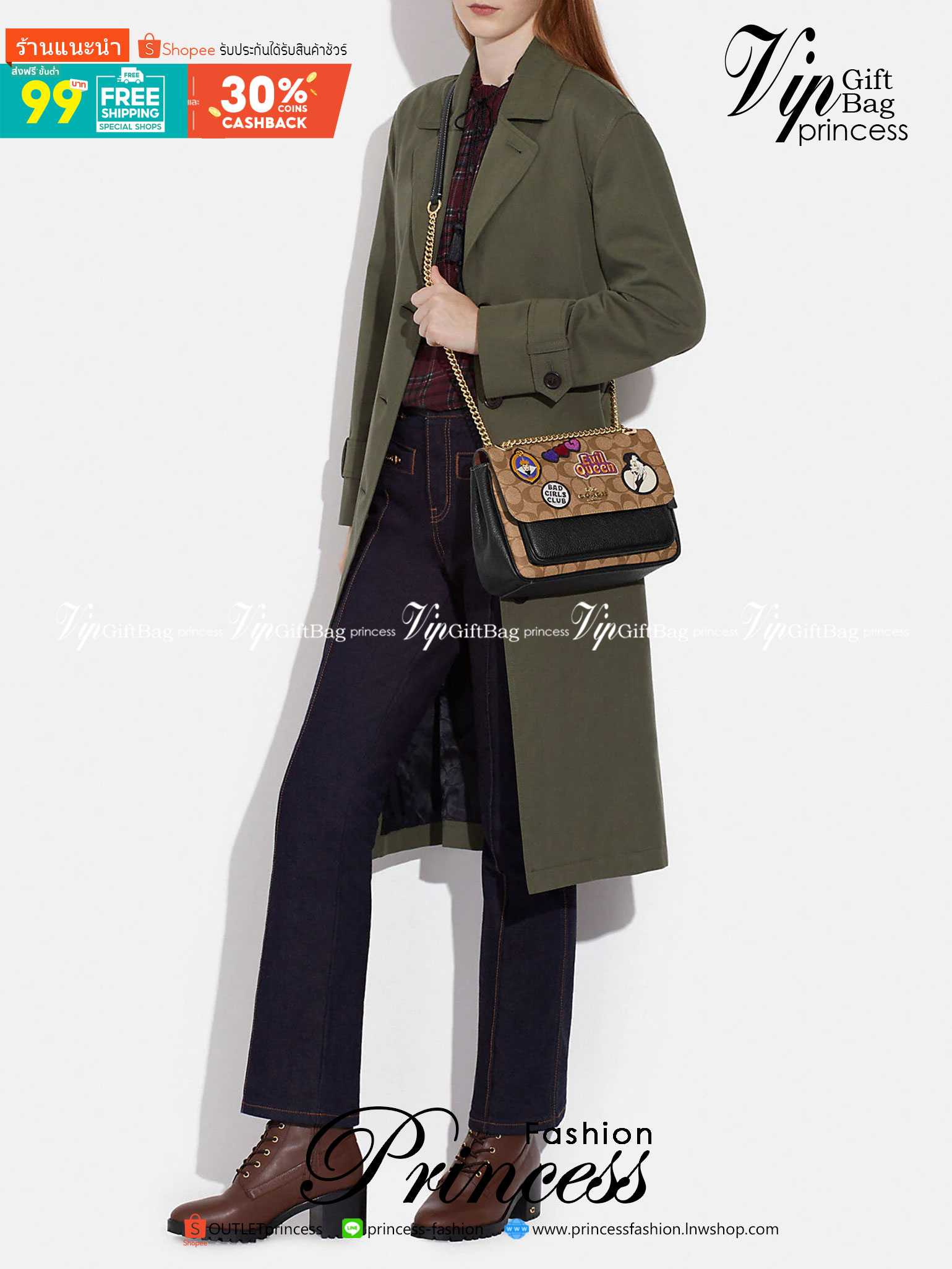 Coach Disney X Coach Klare Crossbody 25 In Signature Canvas With Patches((CC152)) พร้อมส่งก่อนใคร! เริ่ดๆ ชิคๆ กันก่อนค่ะ กับกระเป๋าสะพายแบบครอสบอดี้ร์หรือทบสายคู่ใช้งานแบบหิ้วหรือคล้องไหล่ได้ ✔️หนังแท้อย่างดีสวยมากๆค่ะ