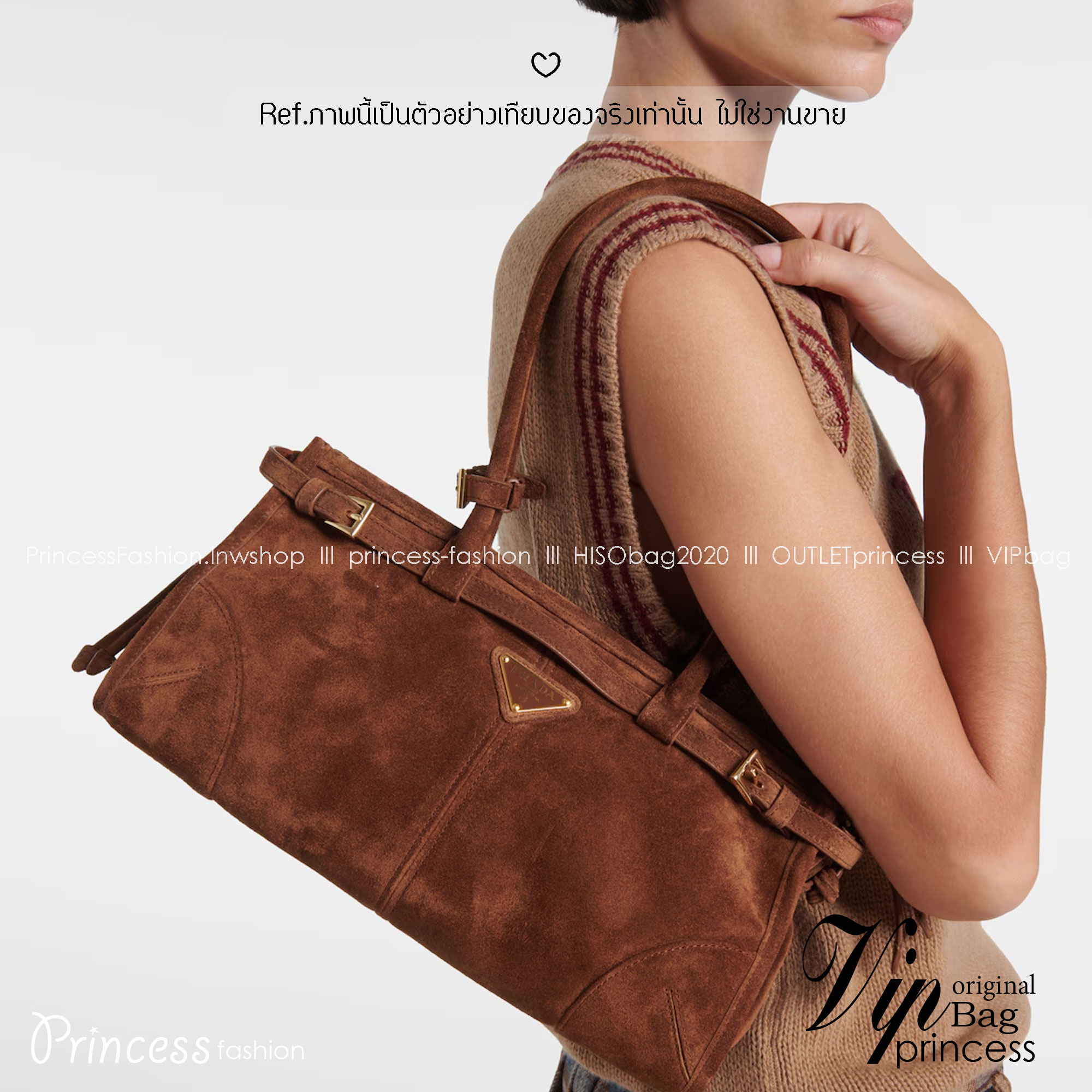 ORI หนังแท้ | Prada Bonnie medium leather handbag 32cm กระเป๋าสะพายทรงโท้ท โดดเด่นด้วยดีไซน์ที่เน้นความประณีตแต่ใช้งานได้จริง หนังเนื้อนุ่มเคลือบเงา เน้นย้ำเสน่ห์อันทันสมัยและใช้งานได้หลากหลาย